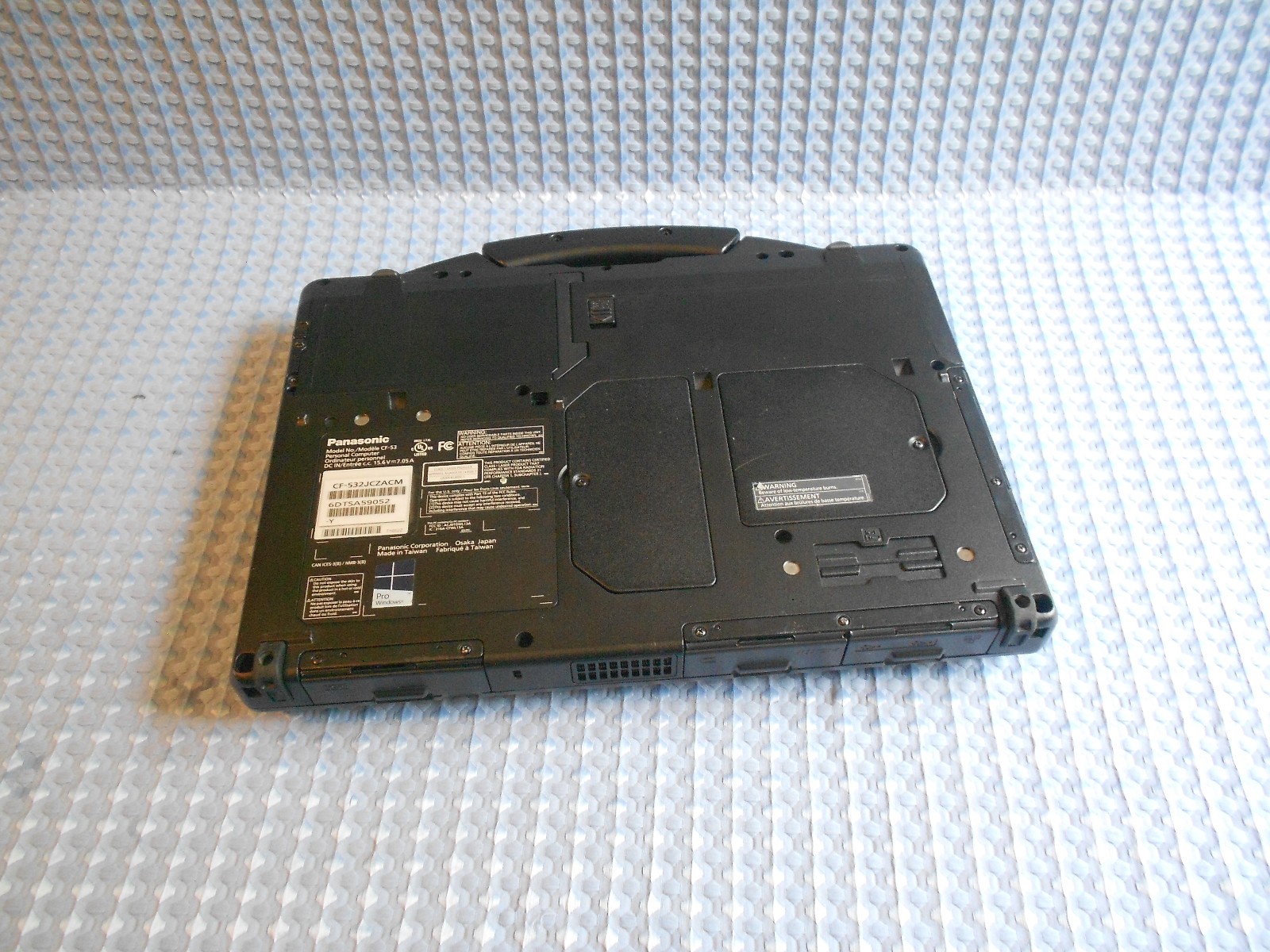 Panasonic CF-53 Tough Book I5 2.00 GHz CPU 8 GB RAM 240 GB SSD Windows 11 Pro