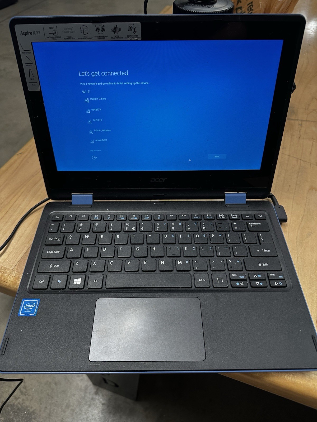 Acer Aspire R3-131T 32GB HDD 4GB RAM Celeron N3060 Win 10Home BAD BATTERY