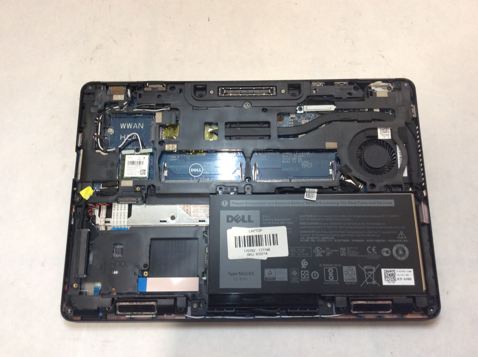 Dell Latitude E5270 Laptop 12″ Intel Core i7 6th Gen WON’T BOOT -PP