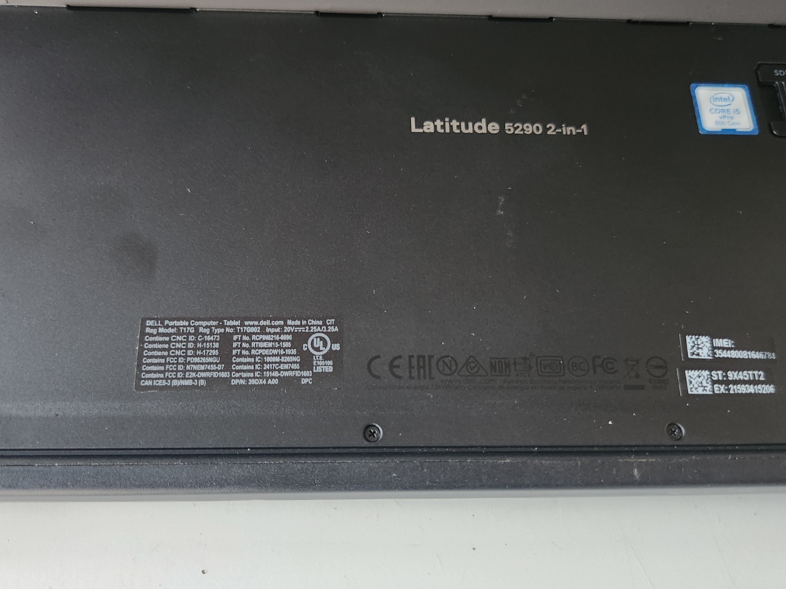 TOUCH Dell Latitude 5290 2in1 i5-8250U 8GB 128GB SSD 1920×1080 Win 11 Pro 12,5″