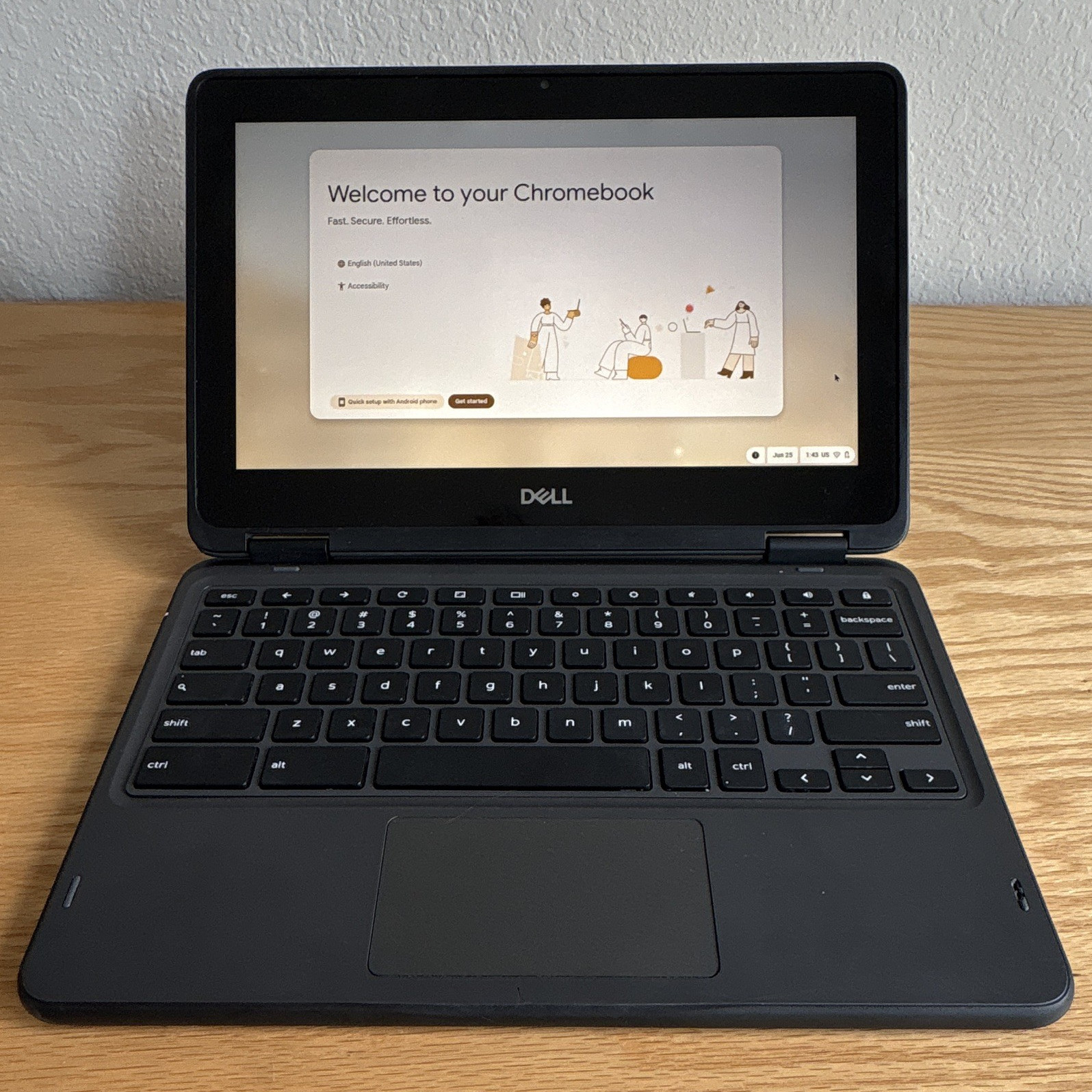 Dell Chromebook 3100 2-in-1 11.6″ 32GB Chrome Fully Functional NO CHARGER