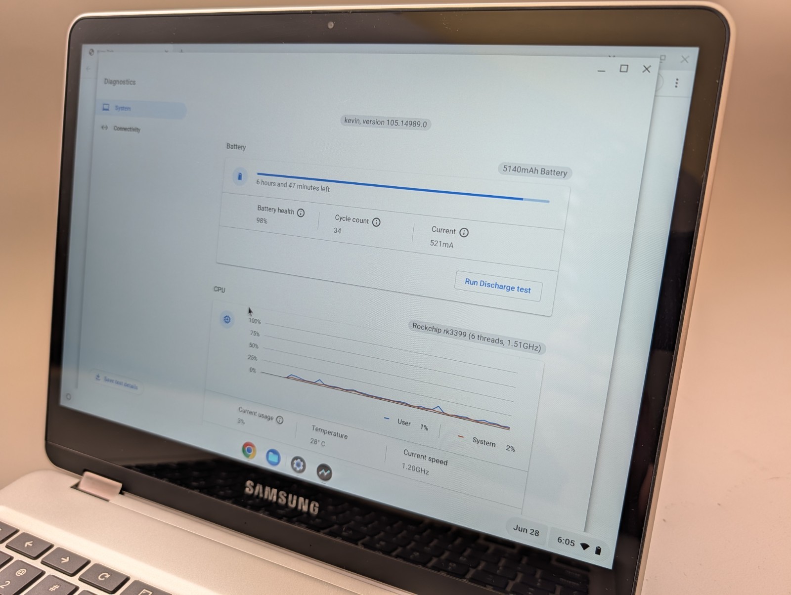 SAMSUNG Chromebook Plus 12.3-Inch (32GB, ARM Cortex-A Series, 2GHz, 4GB) Laptop