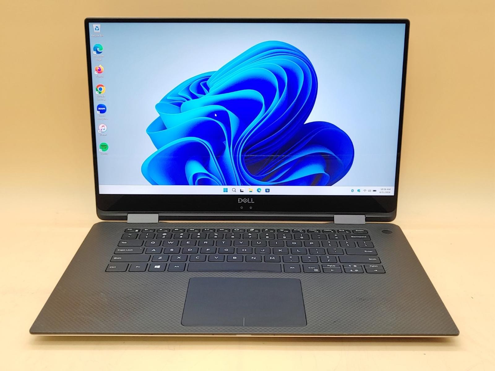 Dell XPS 15 9575 2-in-1 Touch i7-8705G 16GB 512GB Radeon RX Vega Win11 *NO A/C*