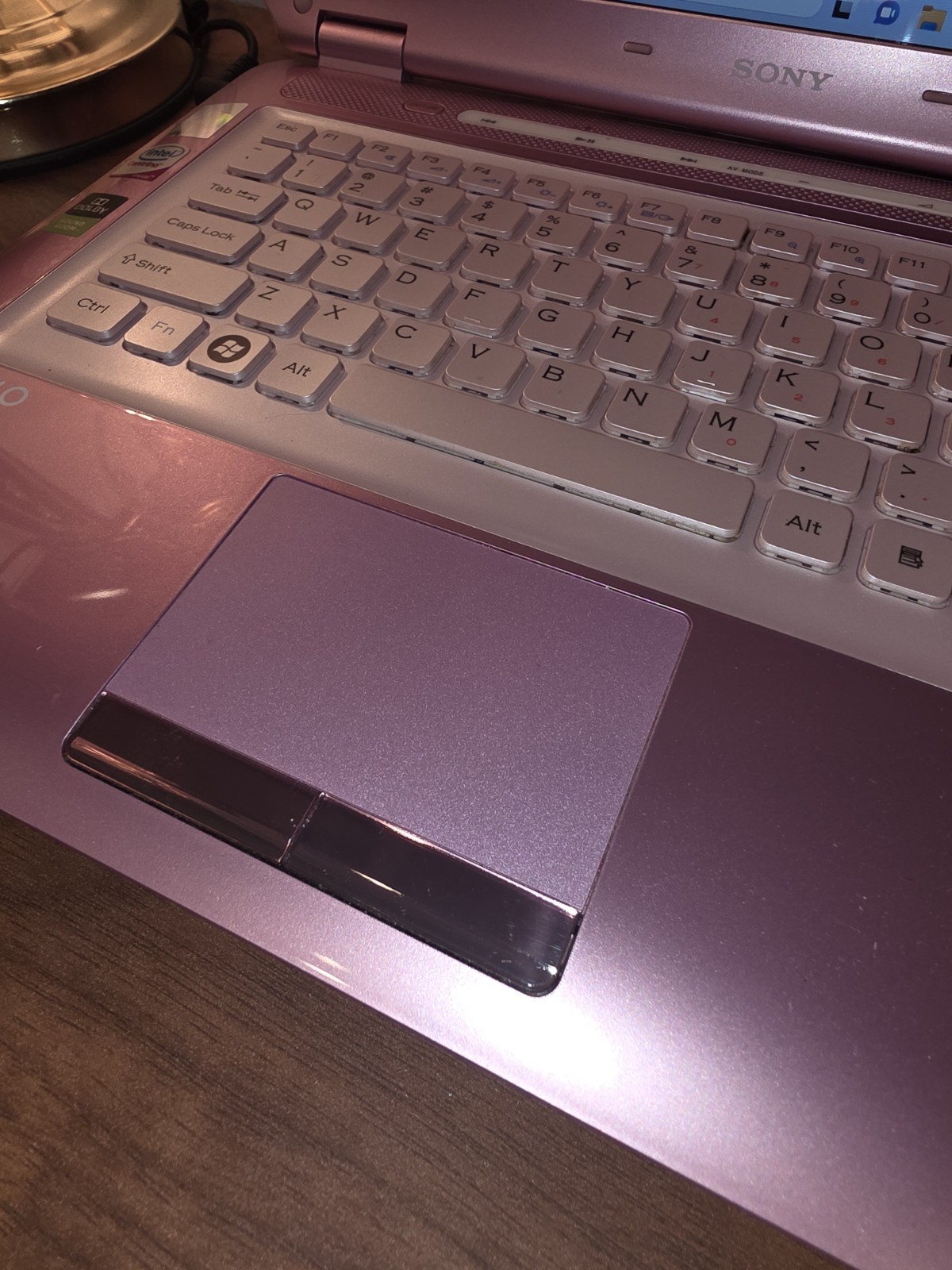 Pink Sony VAIO Laptop Core 2 Duo CPU 2.00GHz 1TB SSD!!! 4GB RAM Win 11 Pro 🩷