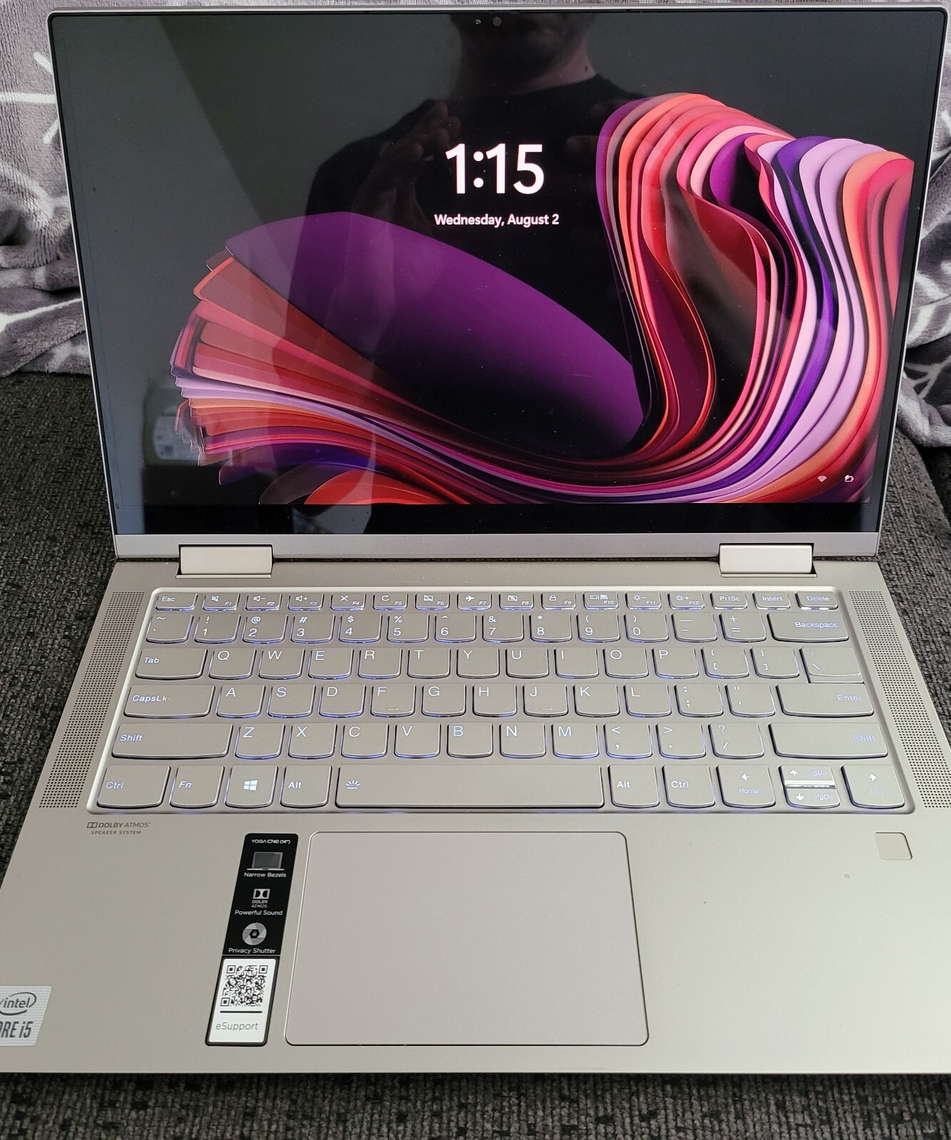 Lenovo Yoga C7400 14″ 256 GB SSD Intel Core i5 1.6 GHz 8 GB RAM Touch-Screen…