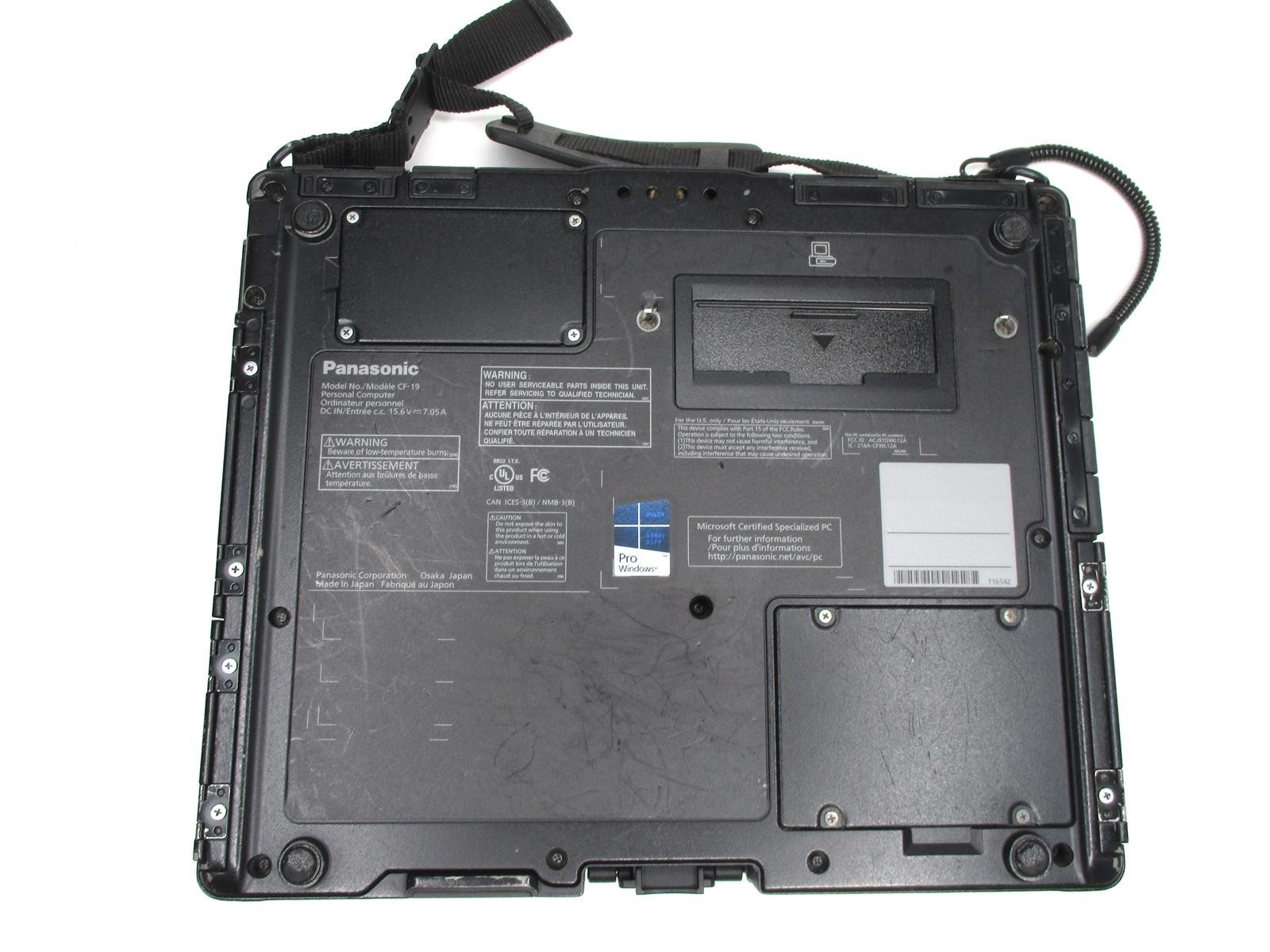 Panasonic ToughBook CF-19 MK8 TouchScreen i5-3610ME 2.7Ghz 8GB 1TB HDD W10 -READ