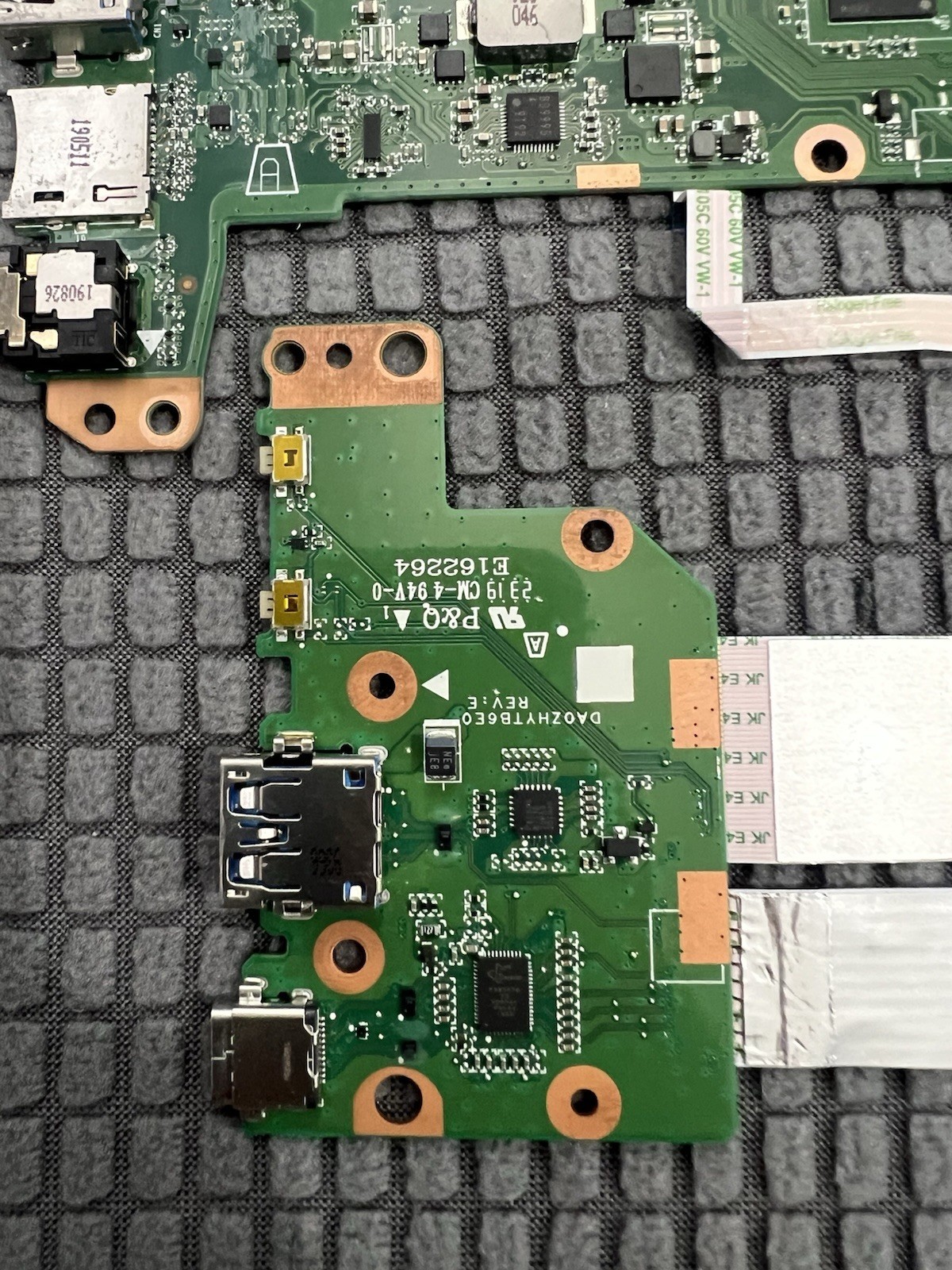 Acer Chromebook Spin 15 CP315-1H Motherboard DA0ZHYMB6E0 + USB Board DA0ZHYTB6E0