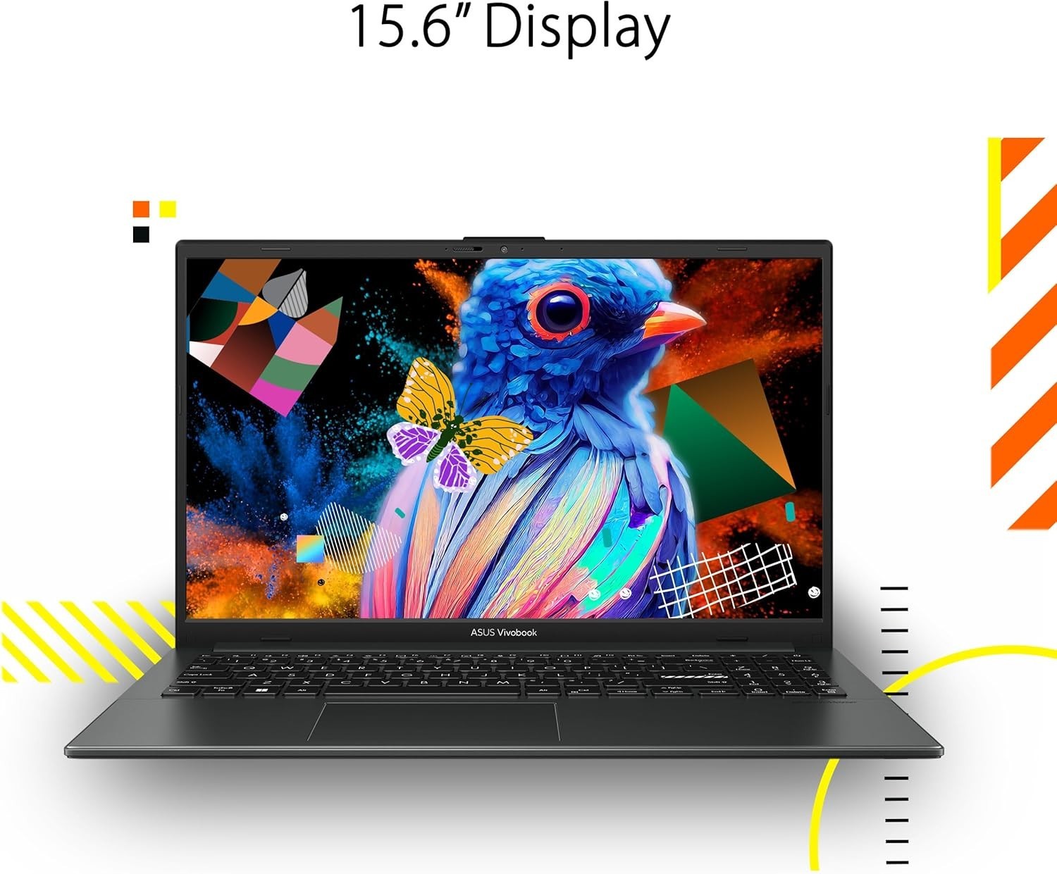 Vivobook Go 15 – Military Grade Slim Laptop, 256GB SSD, Fast Charging, Webcam.