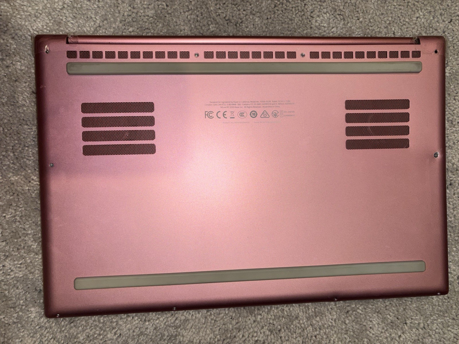 Razer Blade 15 2020 Base Laptop Quartz Pink