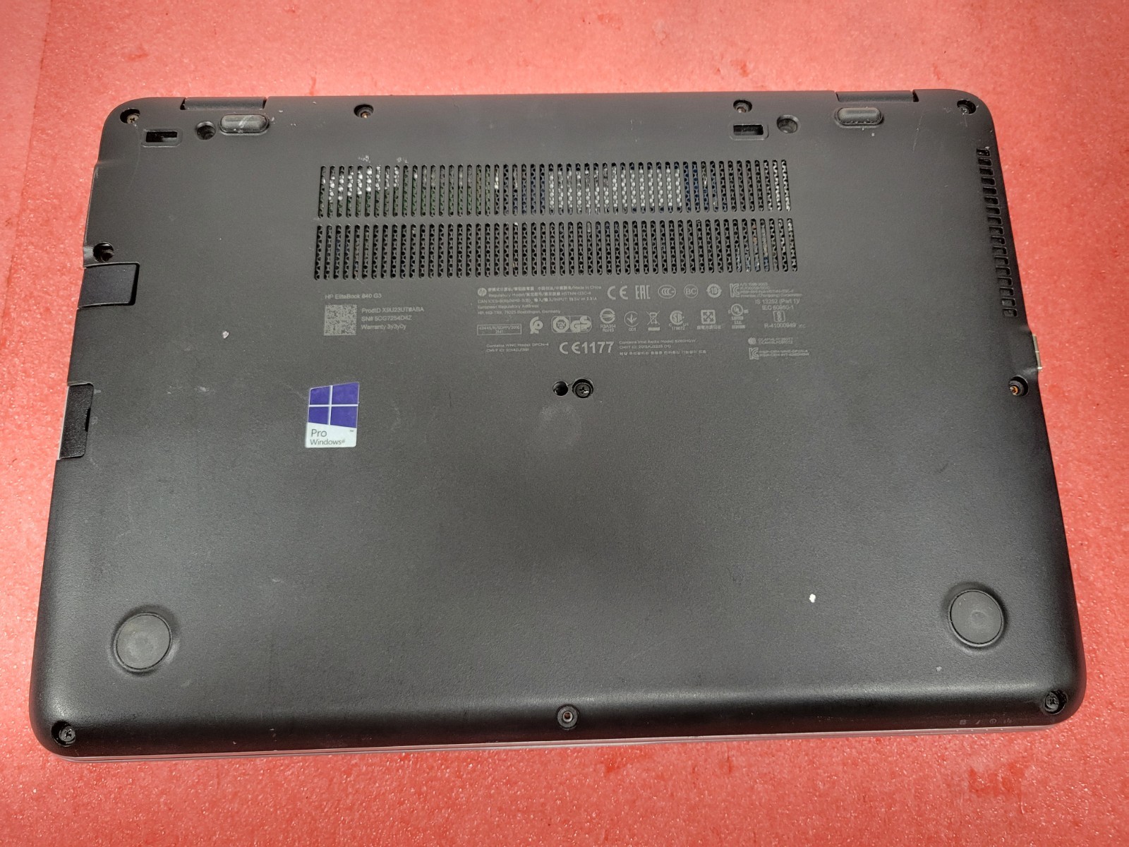 HP EliteBook 840 G3 i5-6200U@2.3GHz 8GB RAM *No HDD/No OS/BIOS* | C920
