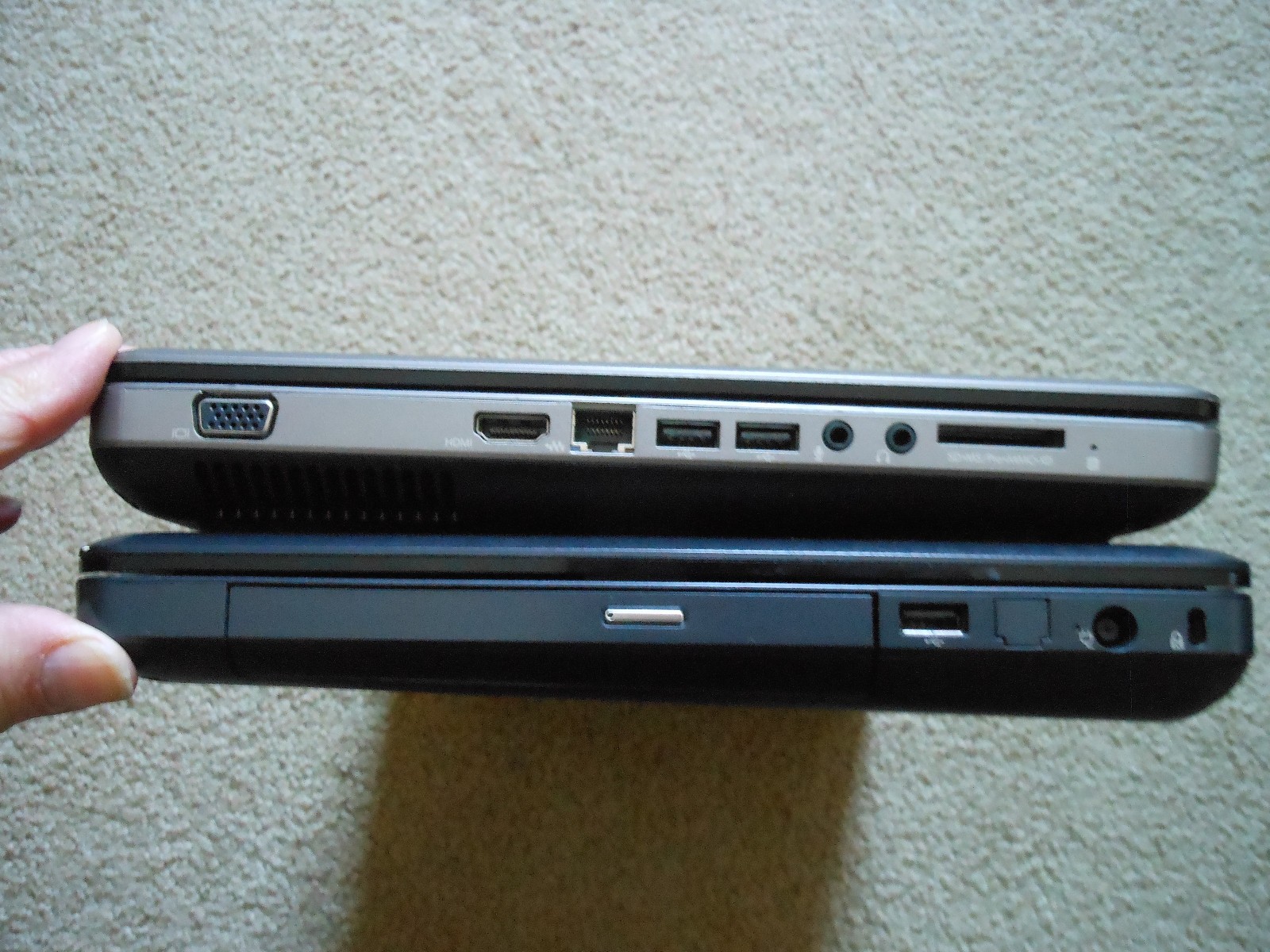 LOT OF 2 – HP G62 AMD Athlon II Dual-core 2.20MHz 4GB HDD WINDOWS 10”