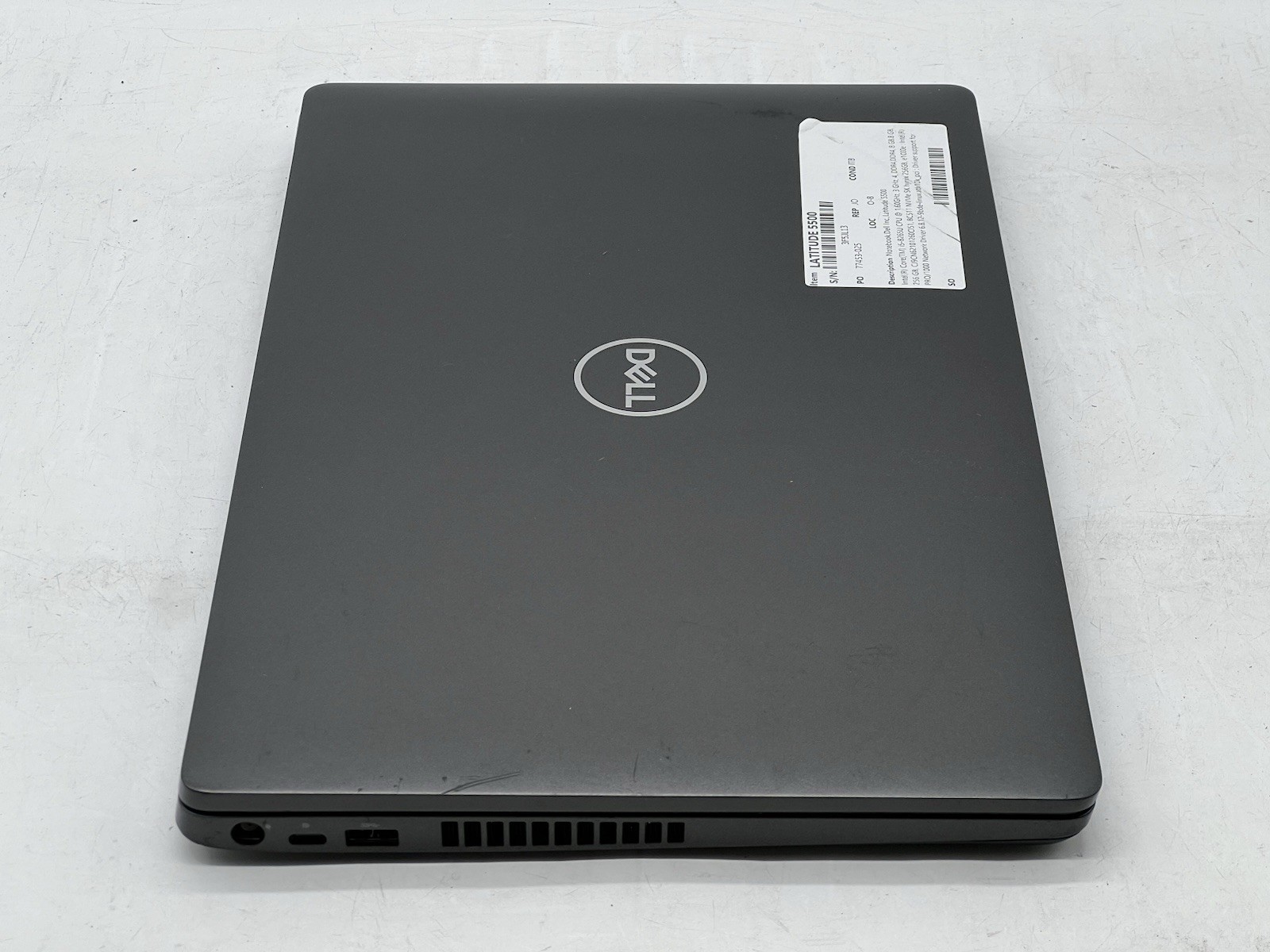 Dell Latitude 5500, i5-8265U, @ 1.60GHz, 16GB RAM, 256GB NVMe, No OS , w/Charger