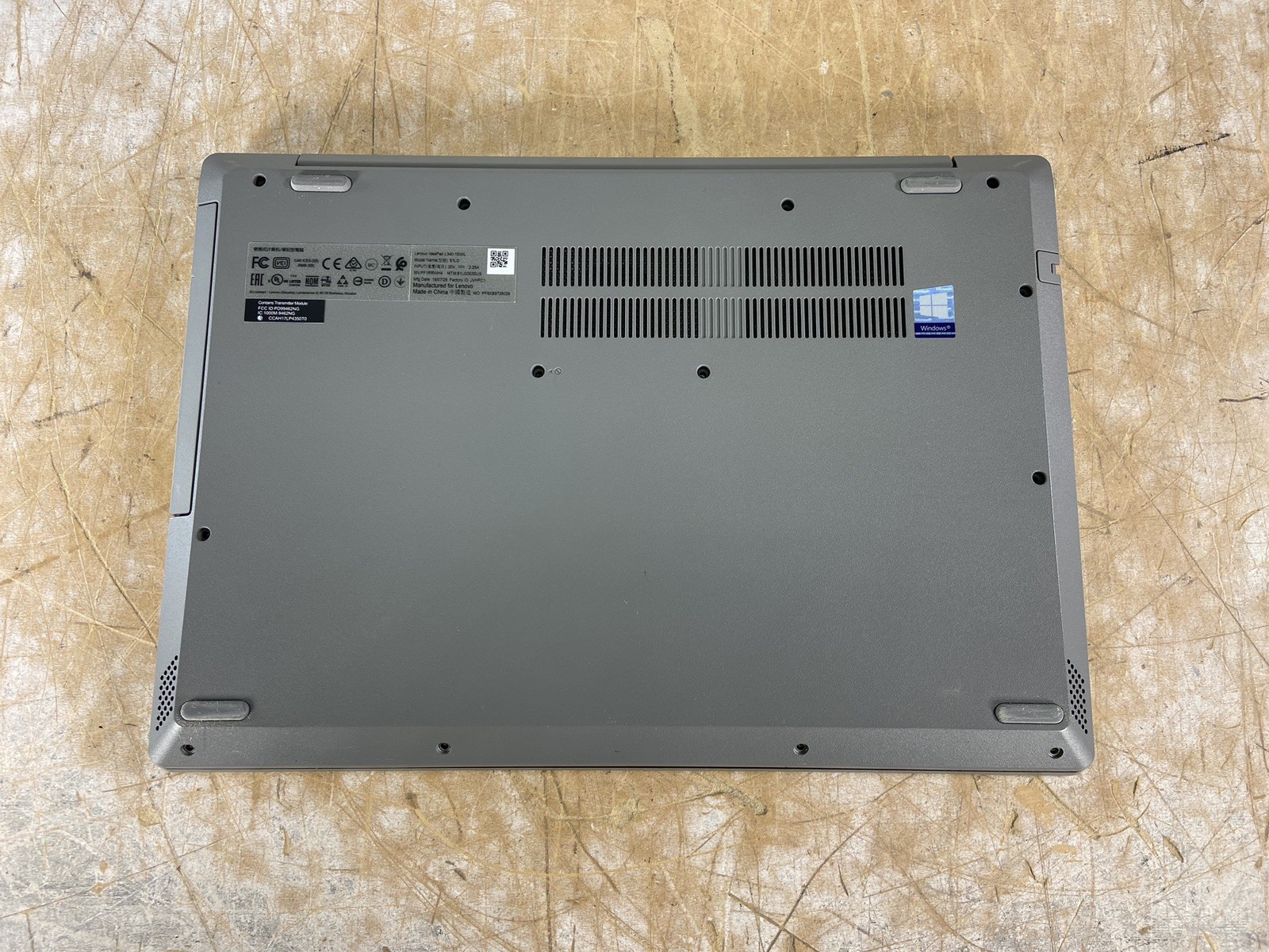 LENOVO IDEAPAD L340-15IWL i3-8145U @ 2.10GHz, 8GB RAM, NO HDD/OS