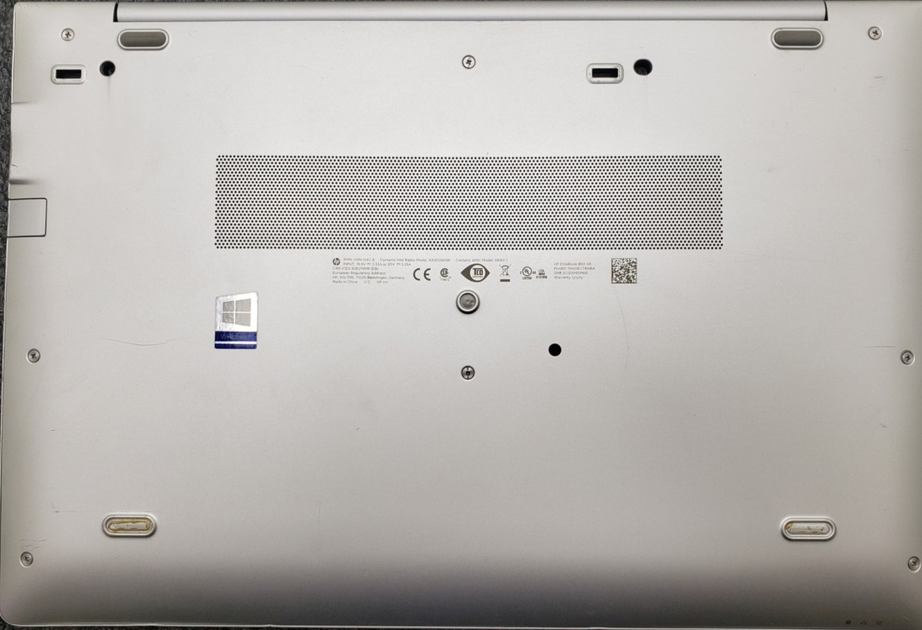 HP EliteBook 850 G6 i5-8265U 16GB RAM 256GB SSD 15.6 Touch Laptop PC Win 11 Pro.