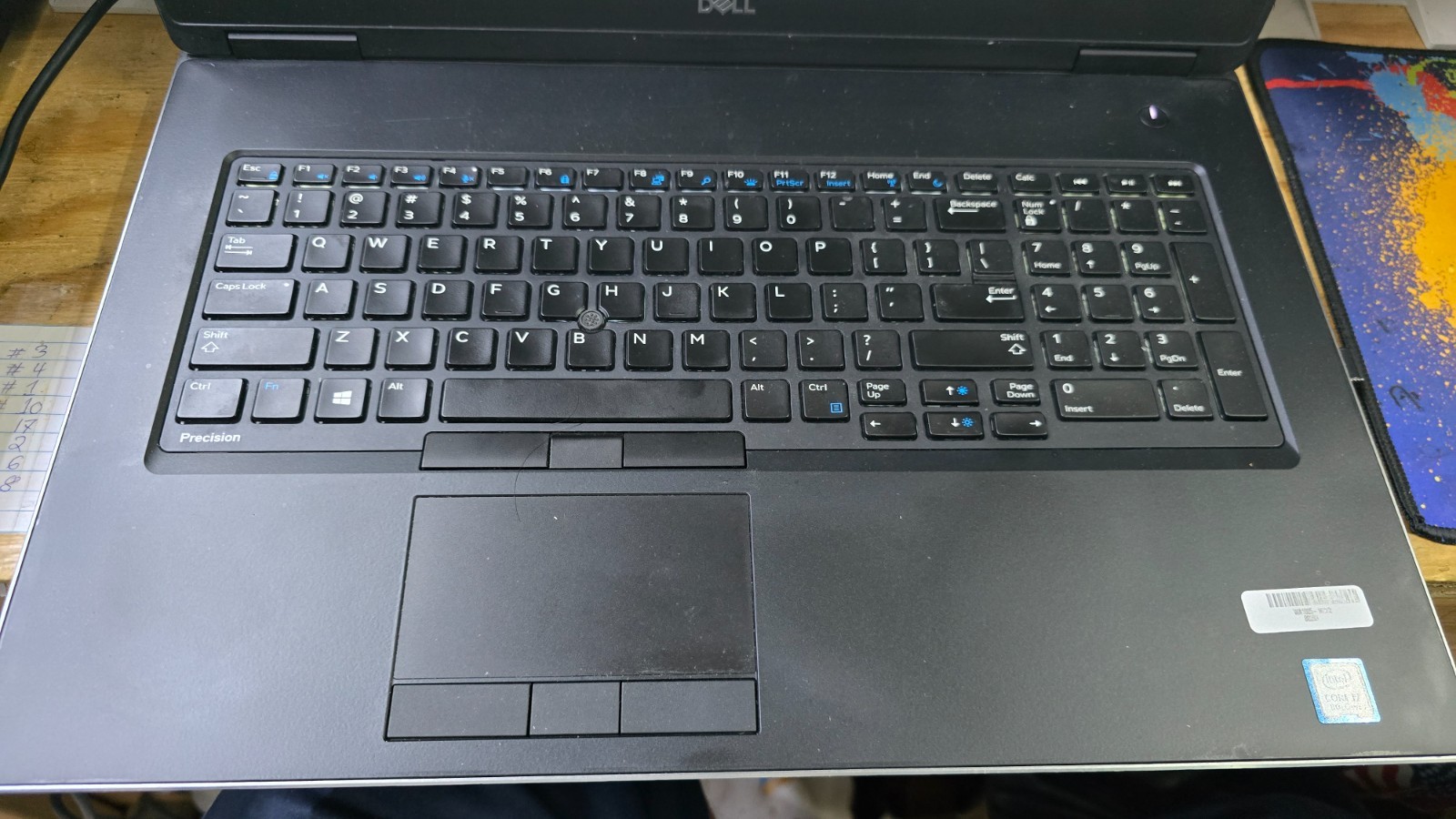 Dell 17.3 inch Gaming/Workstation Laptop i7 64GB RAM 512GB NVMe Nvidia Graphics
