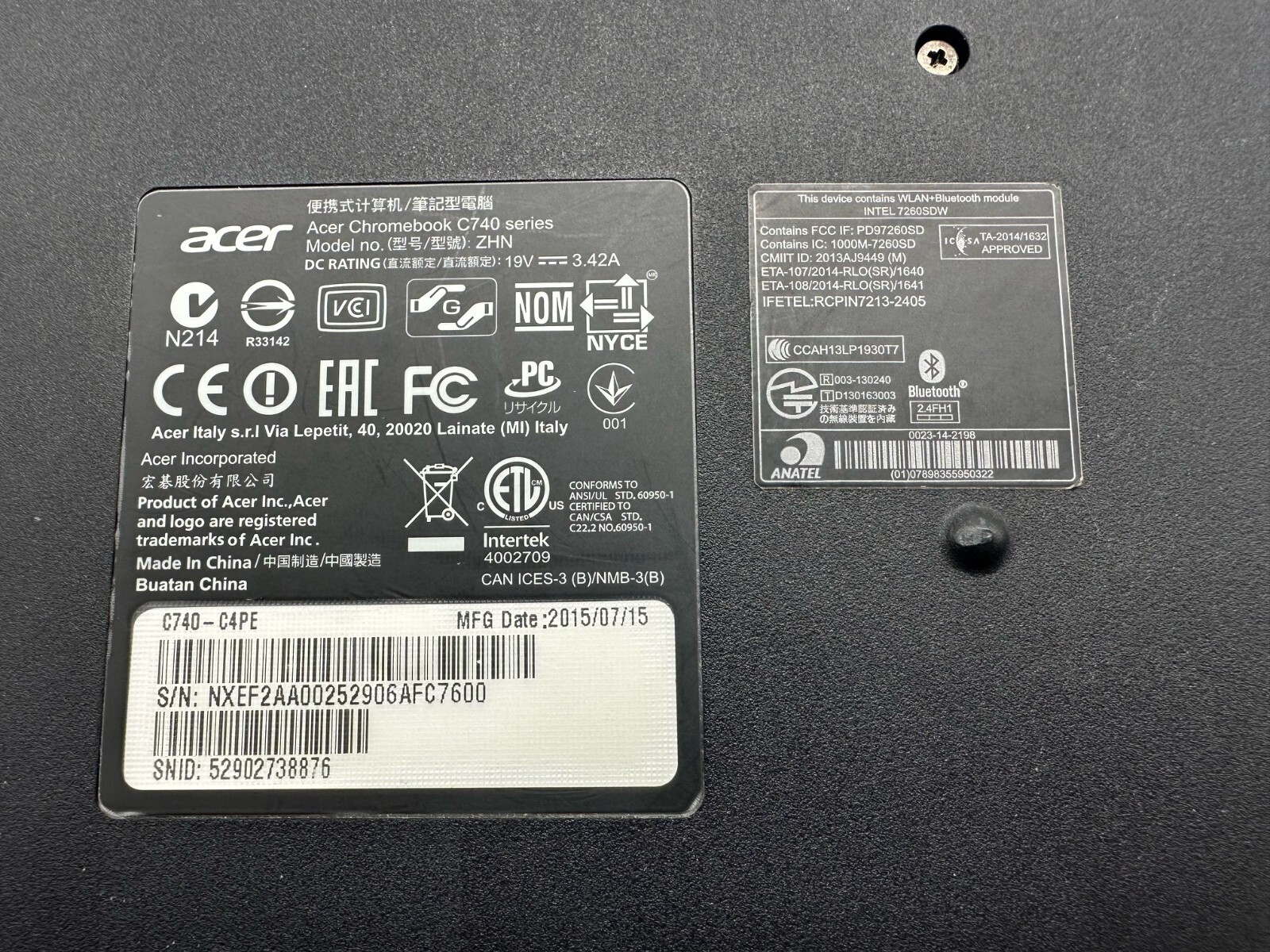 Acer Chromebook 11.6 inch (16GB, Intel Celeron, 3205U, 1.50 GHz, 4GB) Laptop…