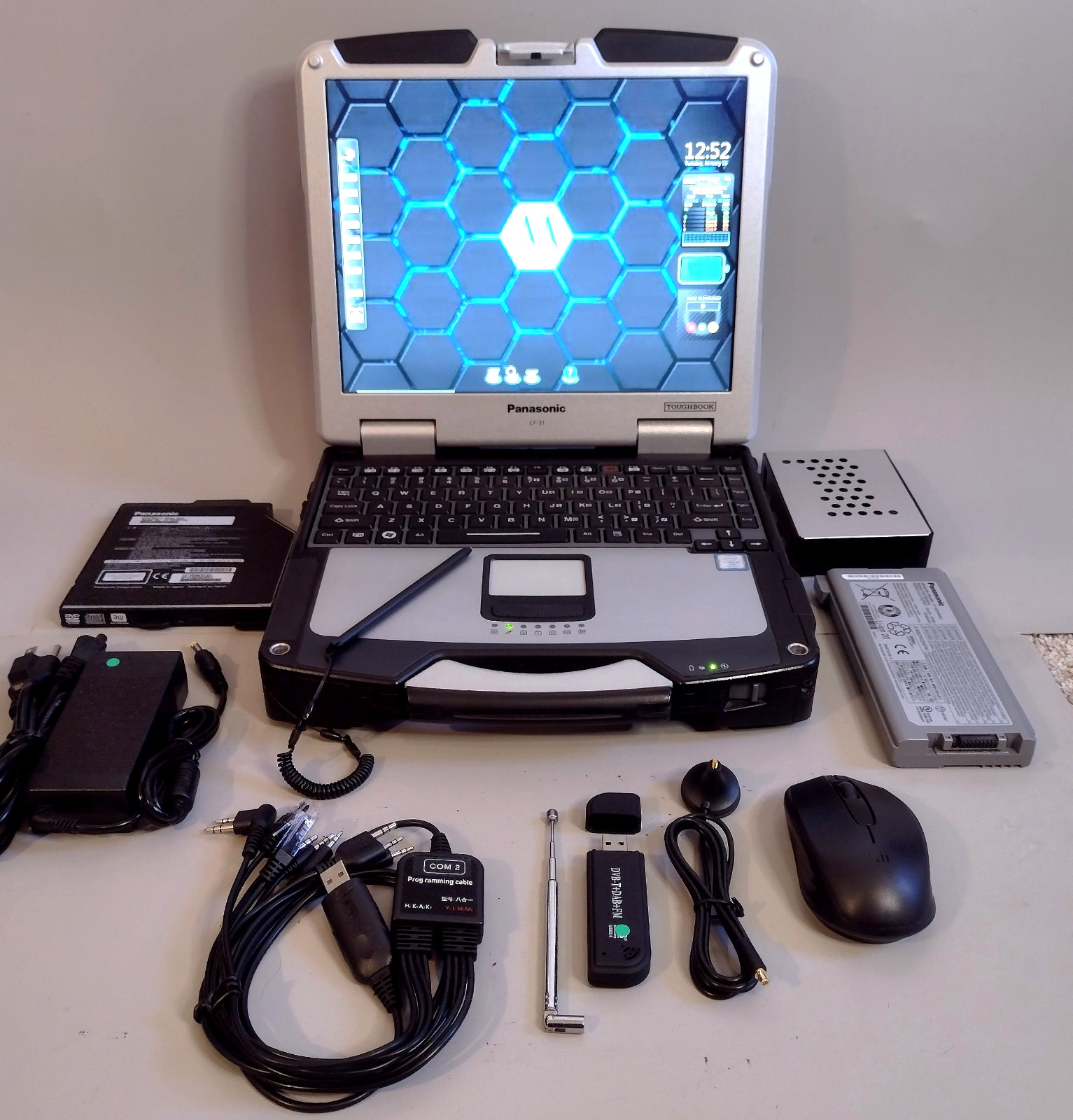 TOUGHBOOK CF-31 MK6: Radio Programmer Laptop w/ HAM Digital+Logging w/ SDR + GPS