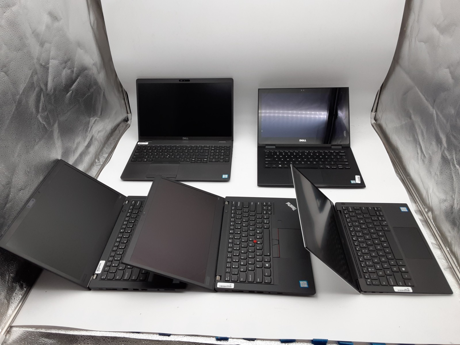 *LOT OF 10* Mixed Brand/Model Laptops | Intel 8th Gen CPUs | No OS | See Desc