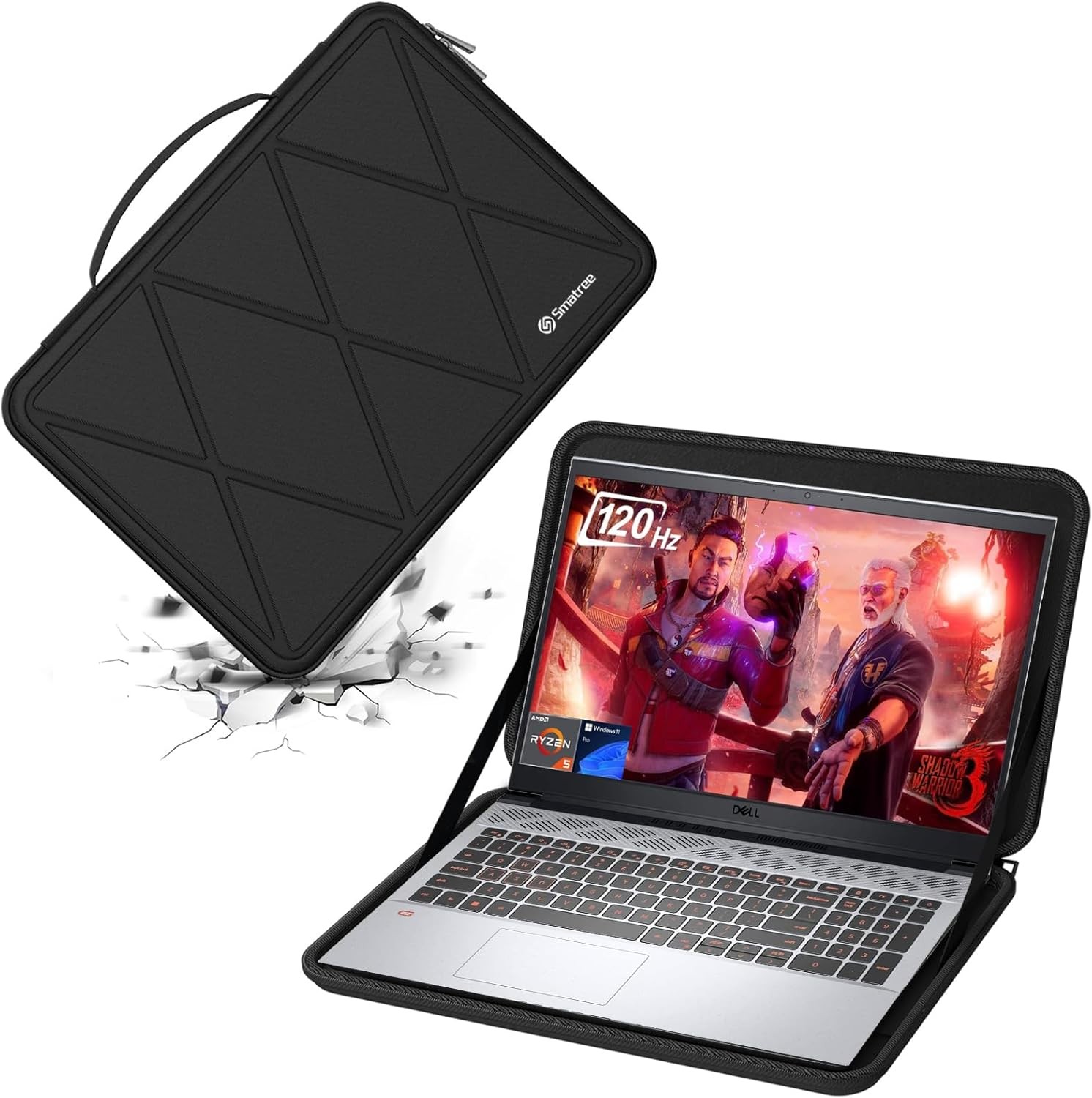 Hard EVA Protective Case Sleeve for 15.6 inch DELL G15 5530/5535 Gaming Laptop