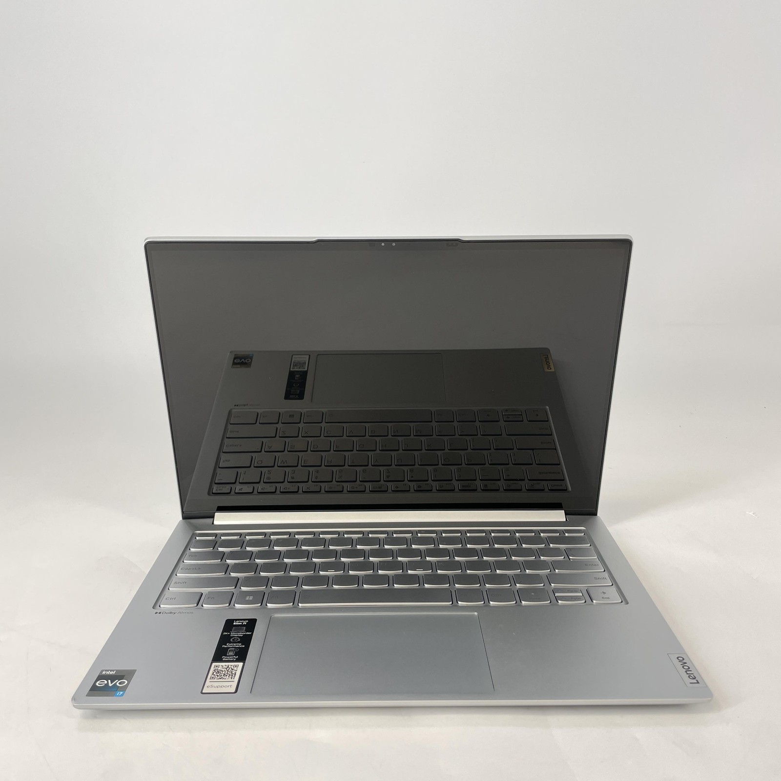 Lenovo Slim 7i 14 Silver QHD+ TOUCH 2.1GHz i7-1260P 16GB 1TB SSD Good BENT FRAME