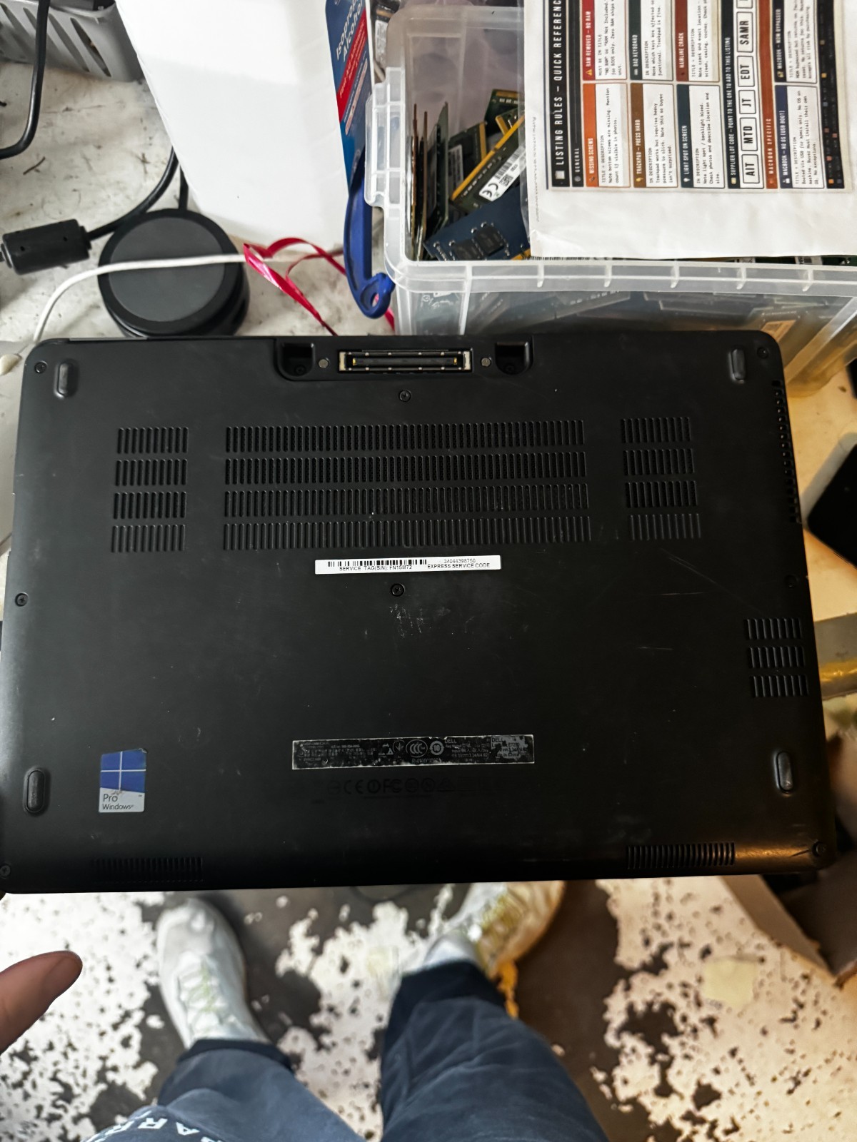 Dell Latitude E7270 Core I5 Laptop for Parts/Repair #5751