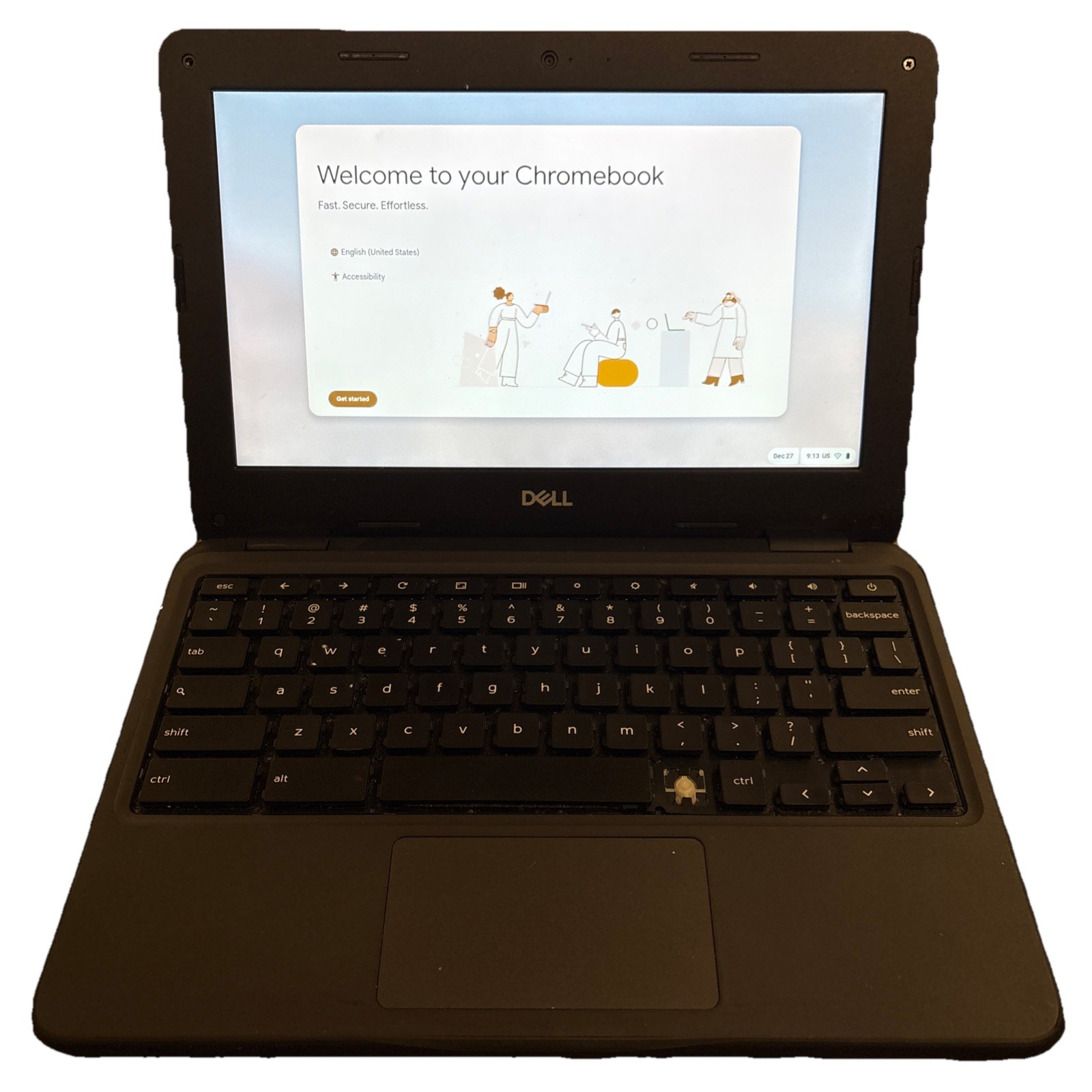 Dell Chromebook 3100, 4GB RAM, CELERON N4020, NO A/C, LOOK AT PHOTOS!