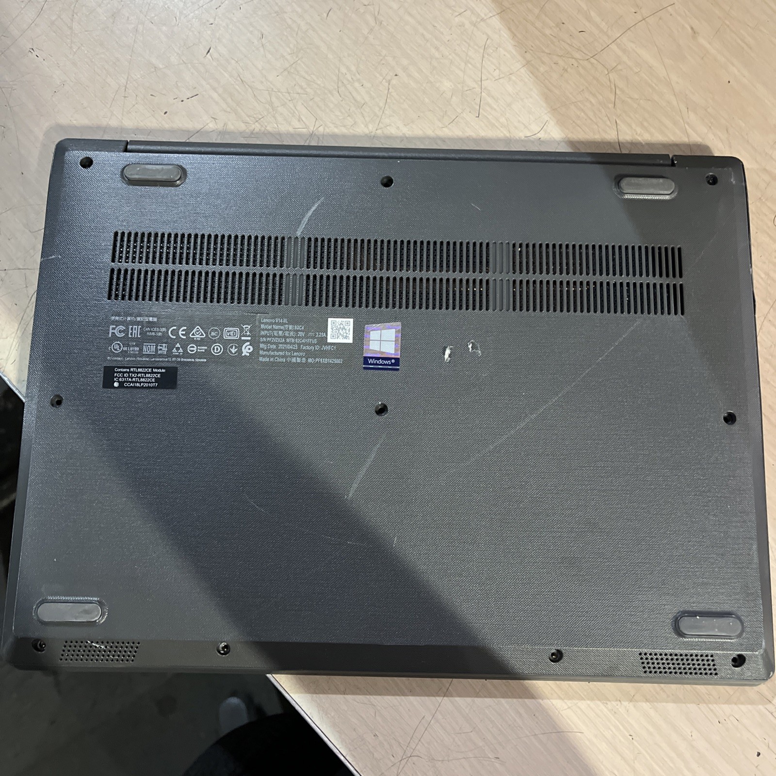 LENOVO V14-IIL INTEL CORE I3-1005G1 1.20GHZ 8GB RAM NO HD “
