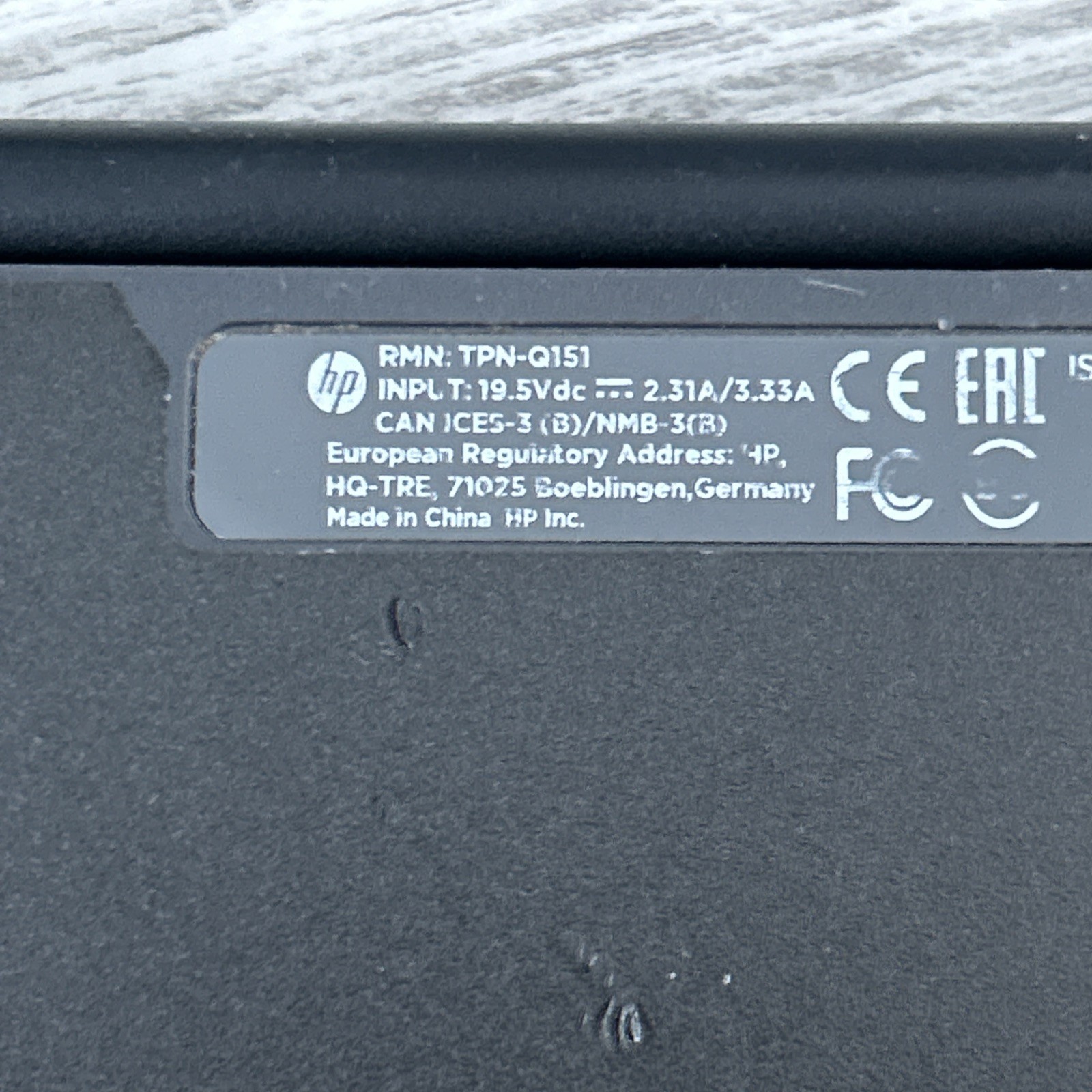 HP Chromebook TPN-Q151 Intel Celeron N3060 1.60GHz 4GB RAM
