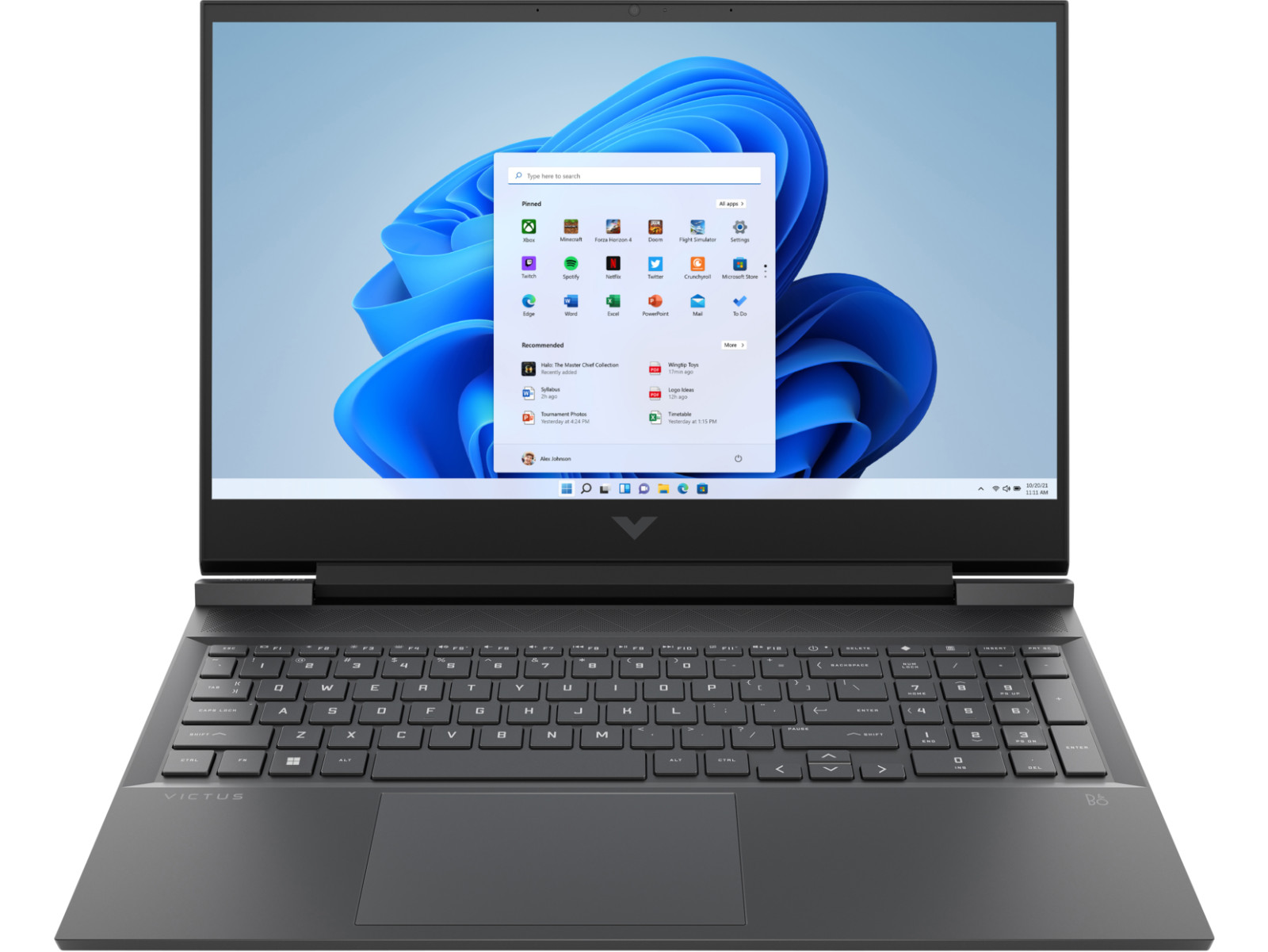 HP Victus 16.1″ (512GB SSD, AMD Ryzen 5, 3.30 GHz, 8GB) Laptop – Mica Silver…
