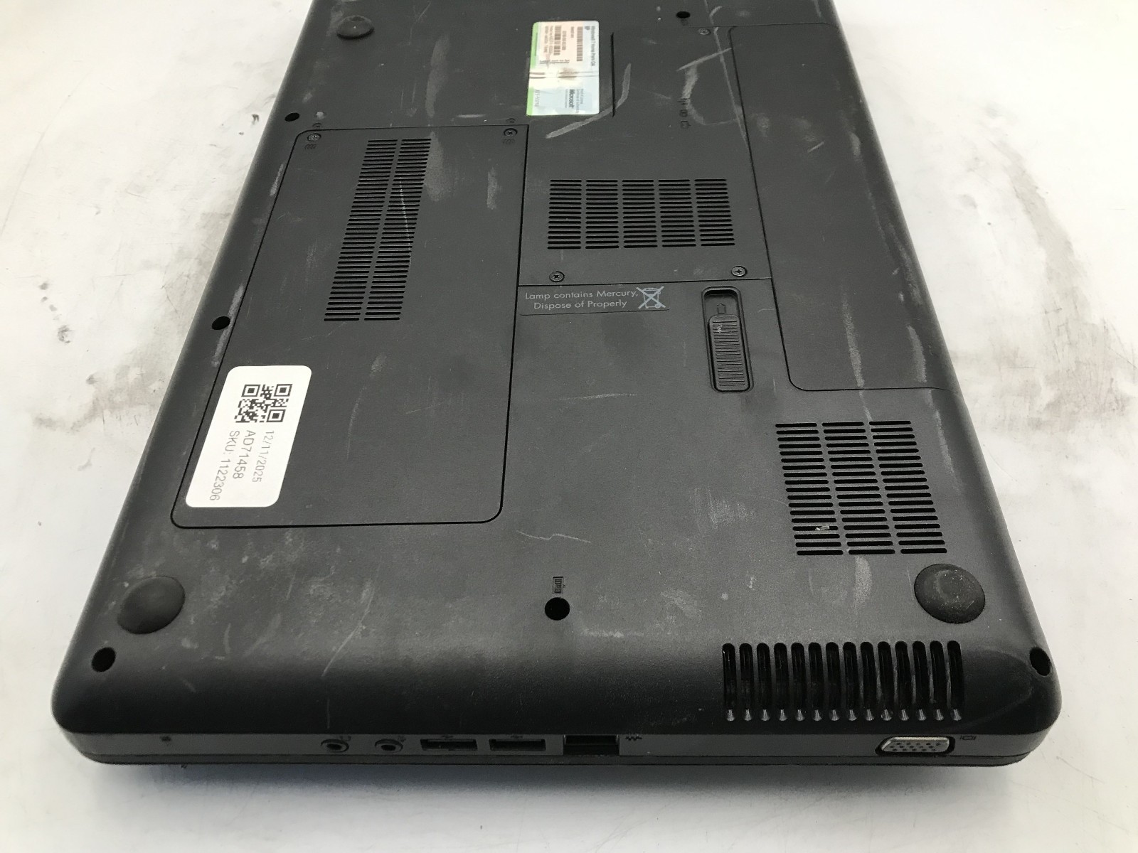 HP G56 129WM NOTEBOOK -BOOTS TO BIOS- INTEL CELERON 900 – 3GB RAM -READ DESC- BB