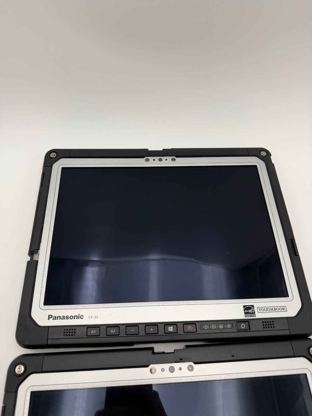 Lot of 2 Panasonic Toughbook CF-33 i7-7600 16GB LTE /dGPS/Barcode LCD defects