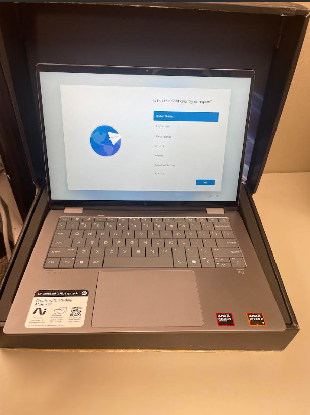HP OmniBook X Flip 14″ 2K Touch AMD Ryzen 7 24GB 1TB (Used)