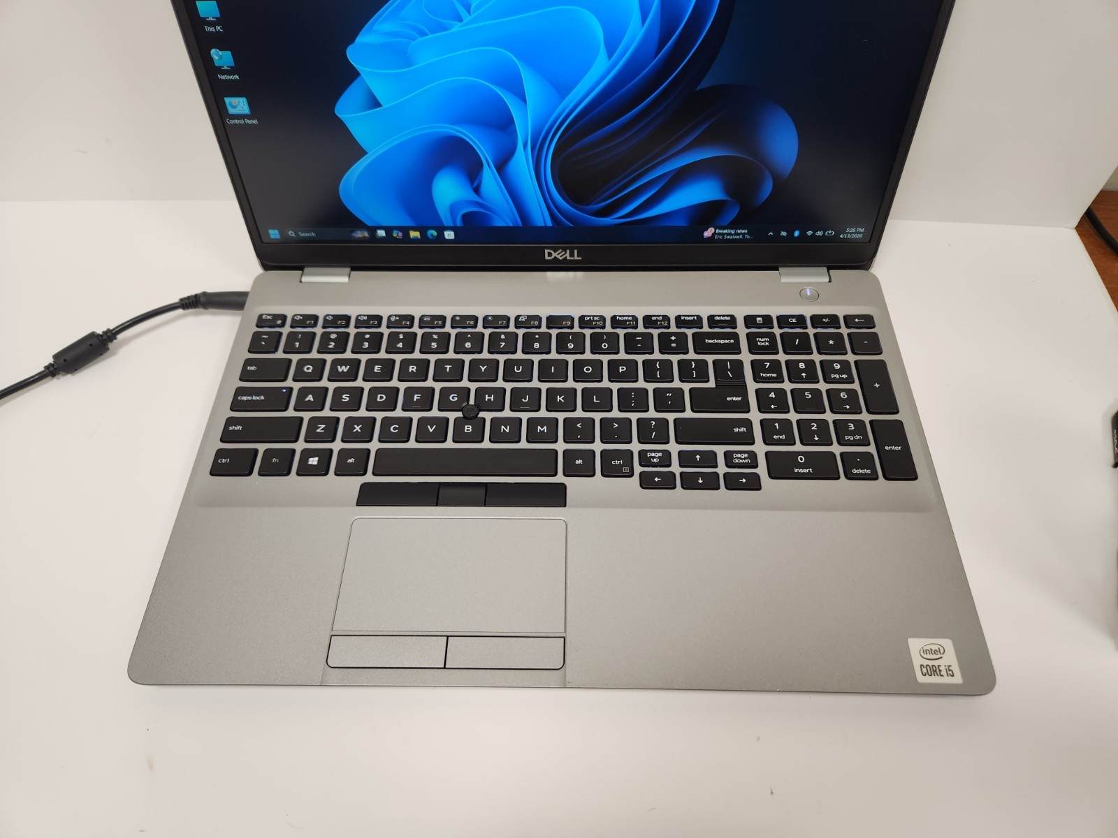Dell Latitude 5510 Core i5-10210U, 16GB RAM, 256GB NVME, Win11 *READ #0448