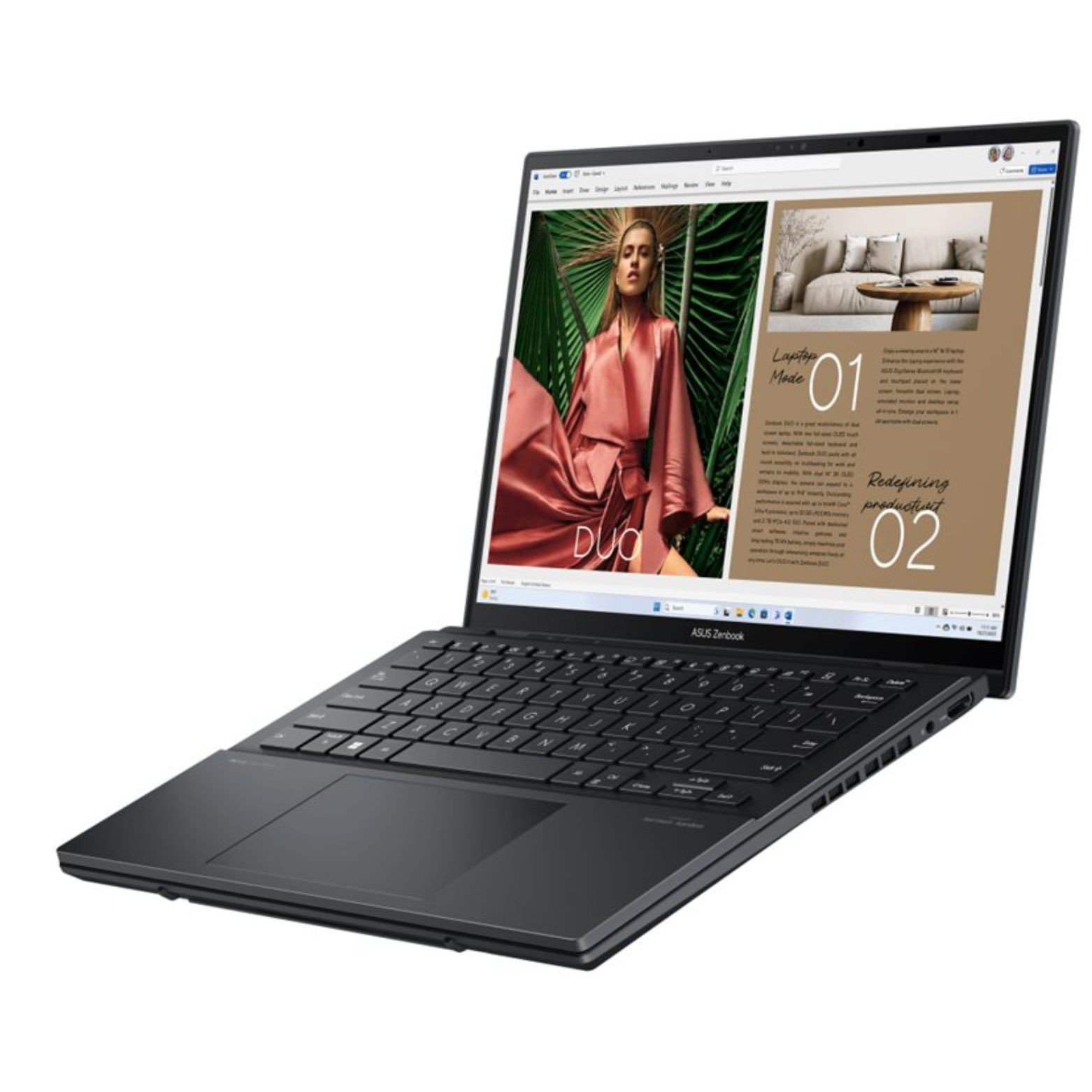 ASUS Zenbook Duo 14″ OLED Touch Intel Ultra 7 155H 16GB 1TB SSD W11H Laptop, GR