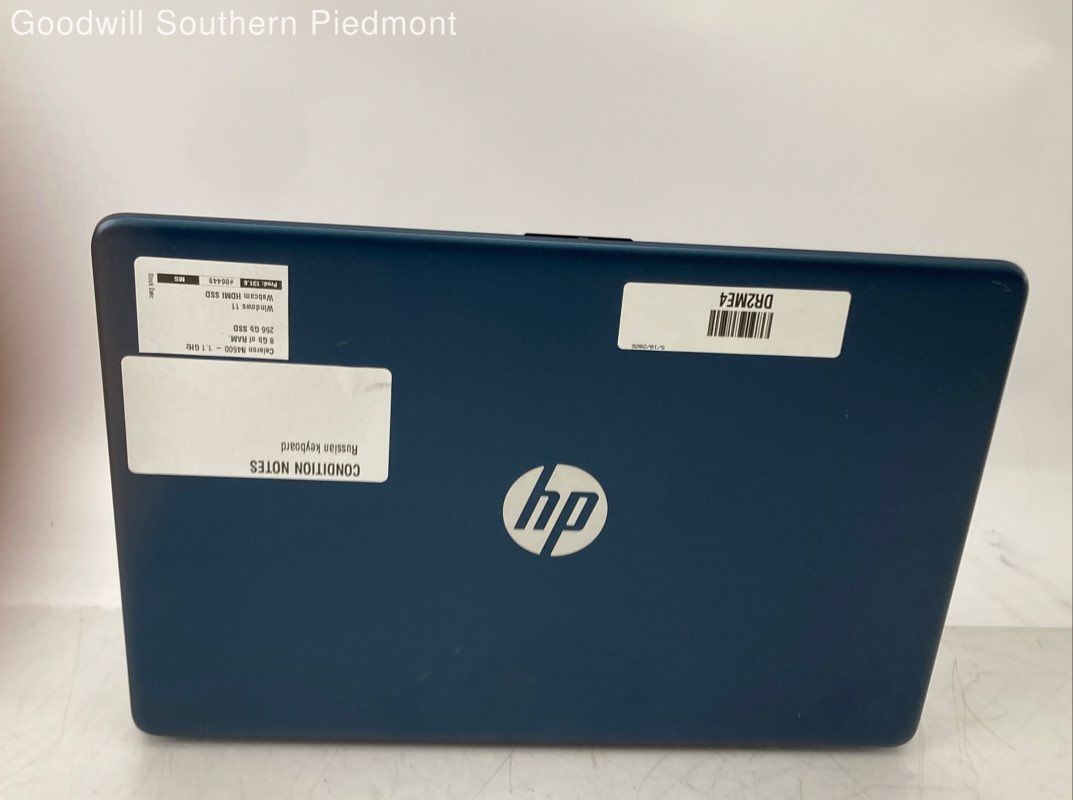 HP Laptop Celeron N4500 1.1GHz 8Gb RAM 256Gb SSD (w/ Russian Keyboard) – Tested