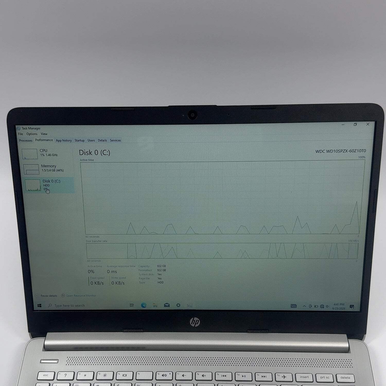 HP Laptop 14-DK1025WM 14″ Ryzen 3 3250U 2.6GHz 4GB RAM 1TB HDD