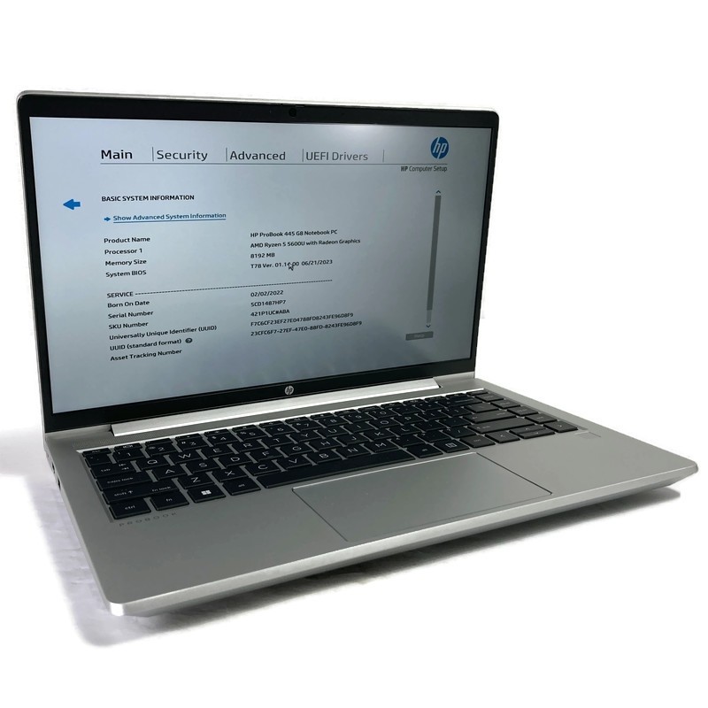 HP ProBook 445 G8 14″ Laptop Ryzen 5 5600U 2.3GHz – 8GB Ram – No Drive