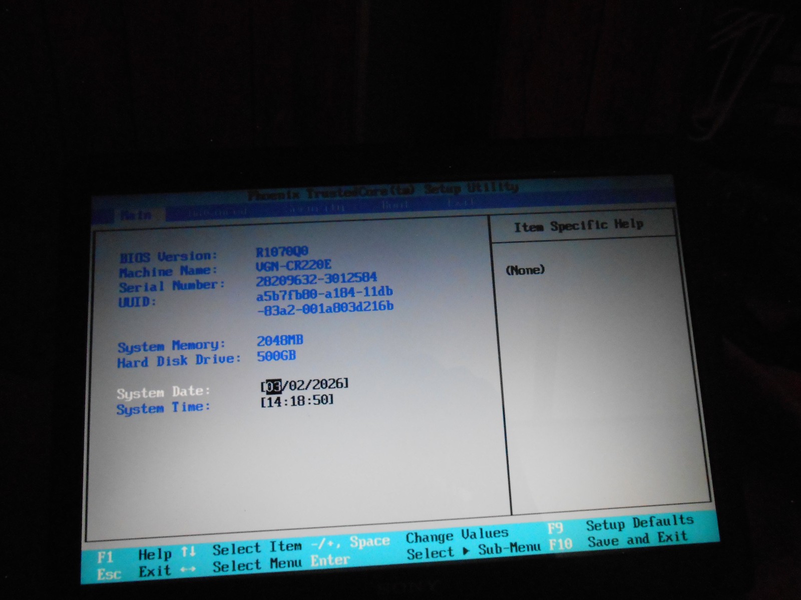 Red Sony Vaio CR Windows 7 Activated Laptop