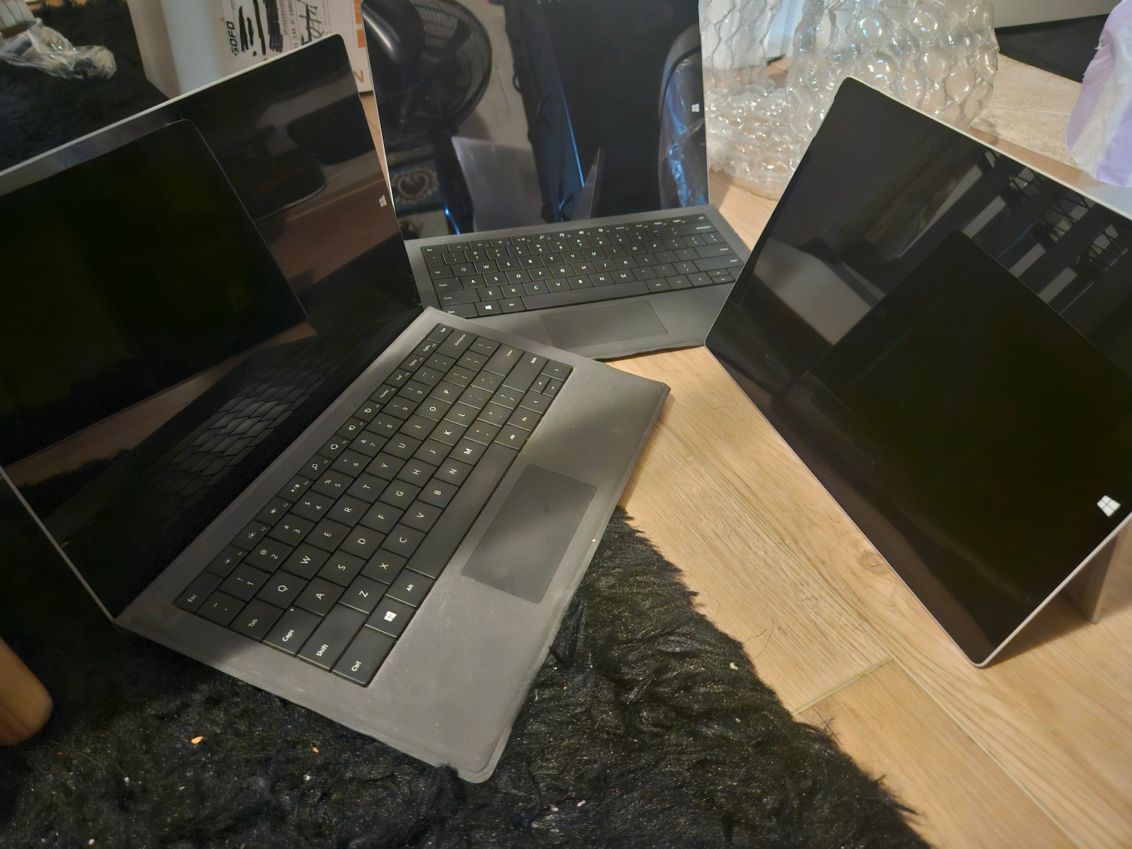 3x Lot Surface Pro 3 1.9Ghz 128GB 4GB RAM WIN 10/11 With Extras READ