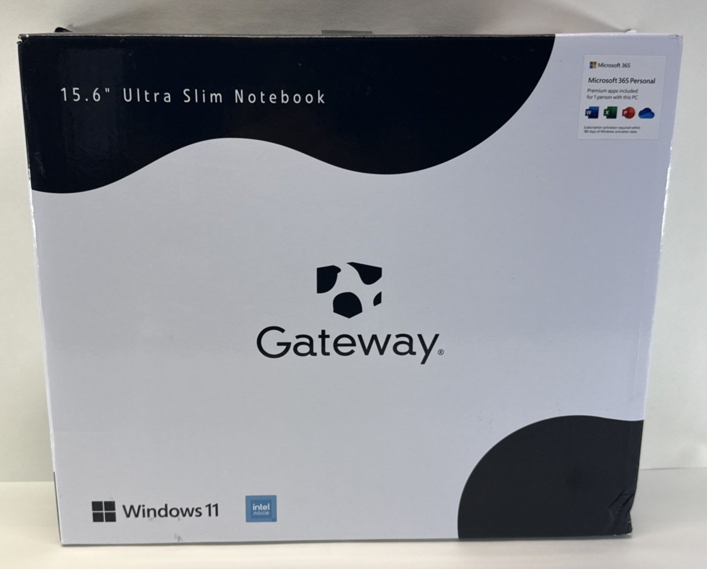 Gateway 15.6 FHD Laptop Intel N100 4GB RAM 128GB SSD Windows 11, Black