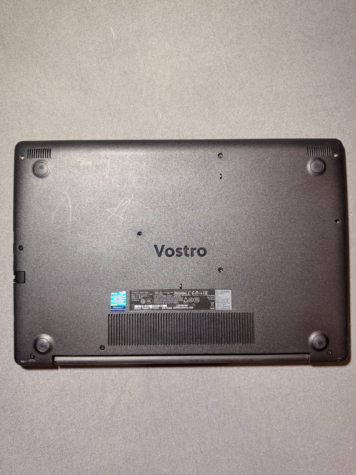 Dell Vostro 3590 15.6″ Laptop FOR PARTS | No SSD/RAM | Boots Parts Only