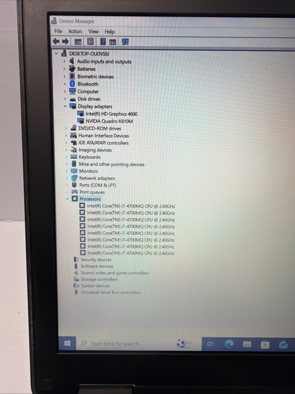 HP ZBook 15 15.6″ Laptop i7-4700MQ 8GB RAM 240GB SSD Quadro K610M Windows 10 Pro