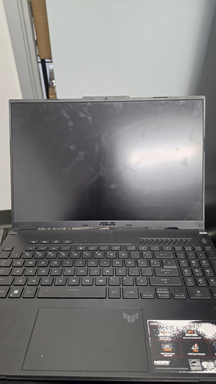 ASUS Notebook Model FA617NT -Parts Or Repair