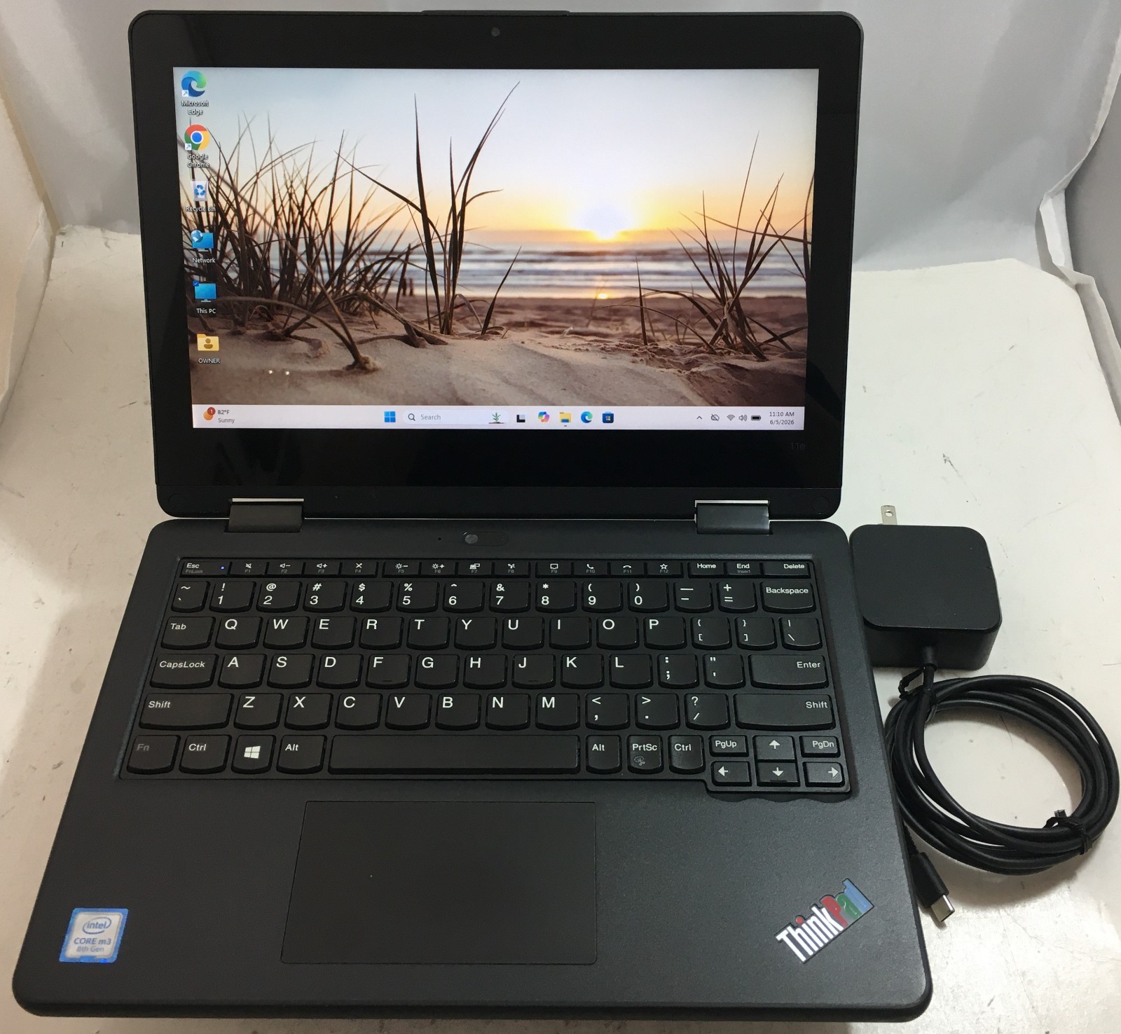 Lenovo ThinkPad 11e Yoga Gen-6 Touchscreen M3-8100Y 1.1GHz 8GB 256 GB SSD Win11