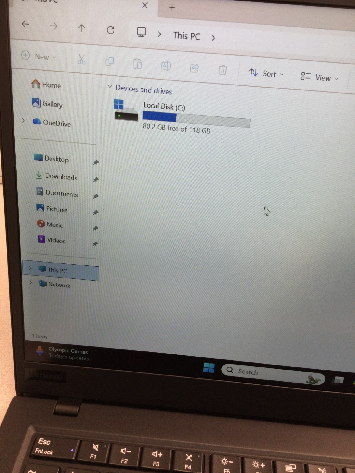 Lenovo ThinkPad X1 Carbon Gen 6 14” core i7 8th gen 1.80GHz 8GB 128 GB SSD
