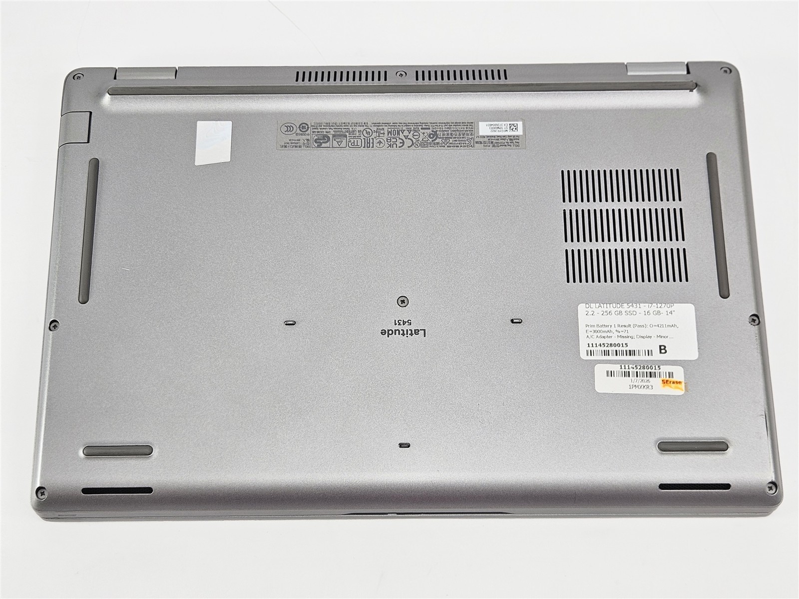 Dell Latitude 5431 Intel Core i7-1270P 16GB 256GB SSD 14″ WiFi 6 Notebook