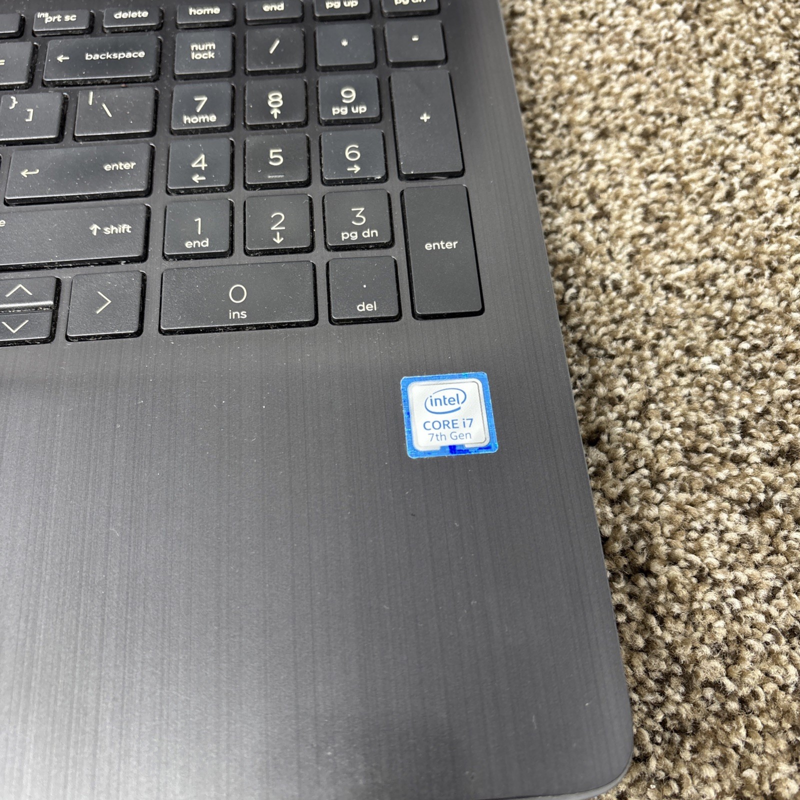 HP 15-DA0081OD Laptop i7 7th Gen DESTROYED FOR PARTS ONLY!