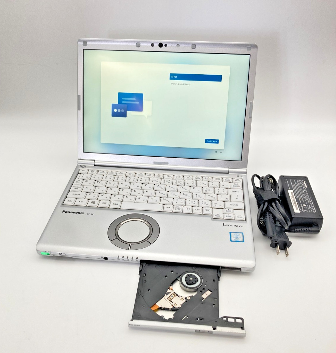 Panasonic Let’s note CF-SV8 Core i7-8665U RAM 16GB SSD 256GB ODD WUXGA w/ AC