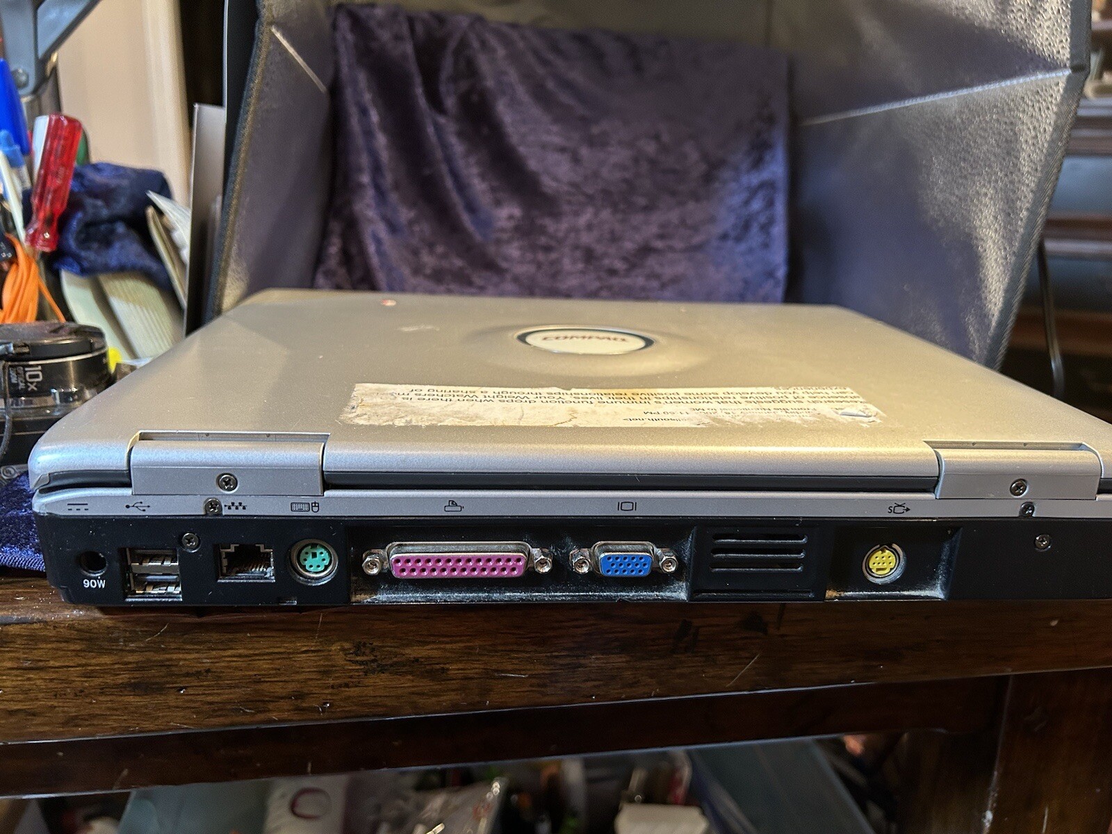 Compaq Presario 2500 Computer ~ Occasionally It Comes On~Parts Only ~10”x13”