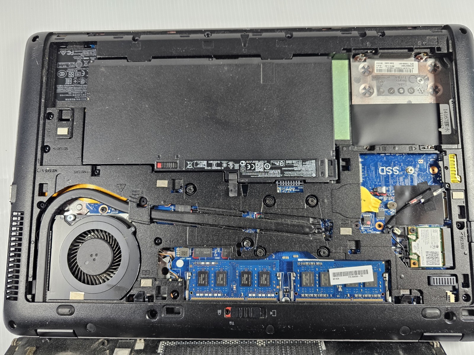 HP Elitebook 850 G1 Core i7 4600U 2.1GHz, 8GB RAM NO HDD Laptop